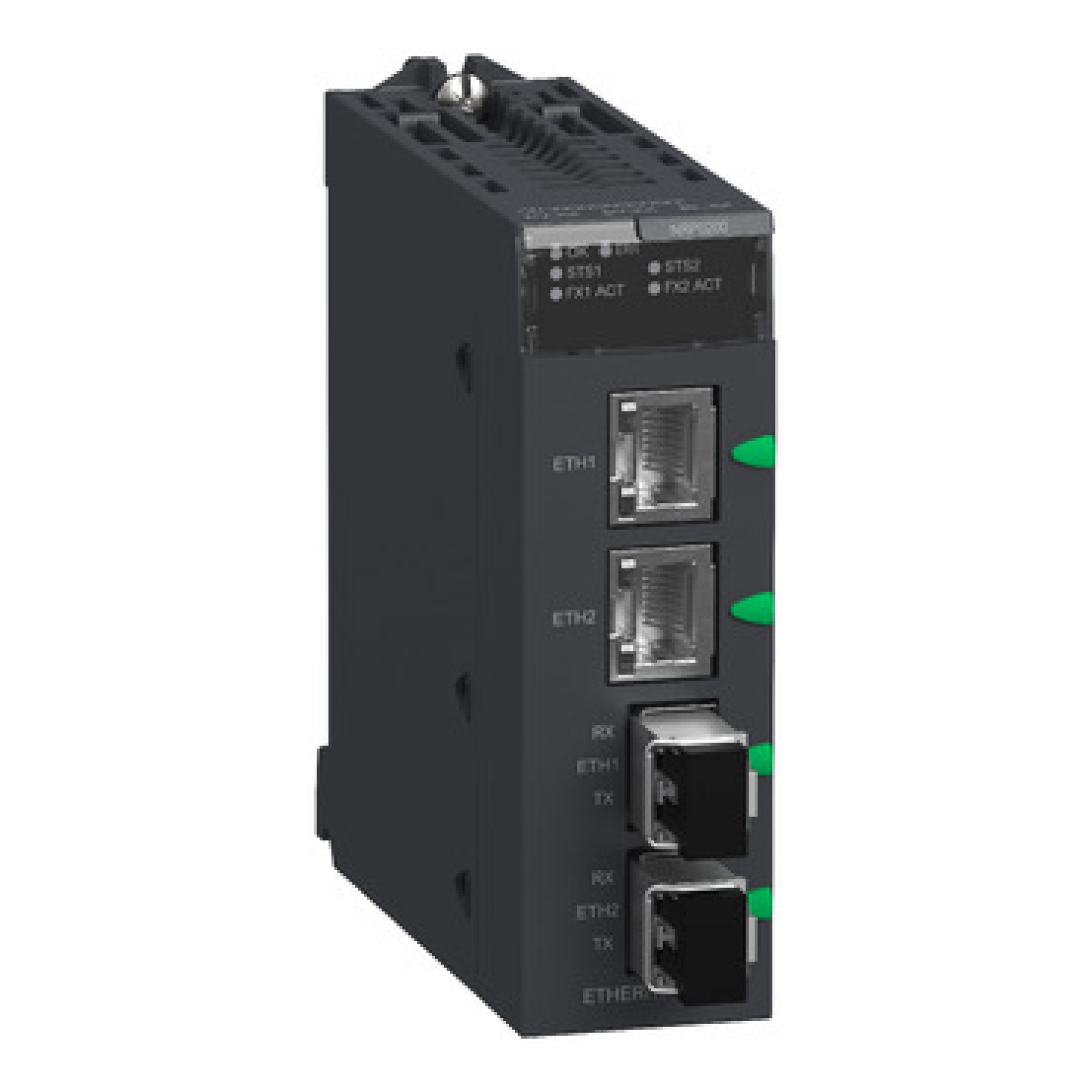Schneider BMXNRP0200 Fiber Converter Mm/Lc 2Ch 100Mb
