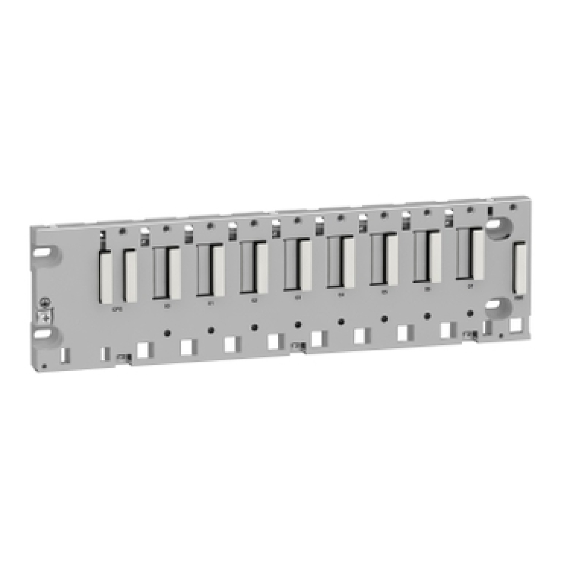 Schneider BMXXBP0800 Rack M340 - 8 Slots - Panel Plate Or Din Rail Mounting