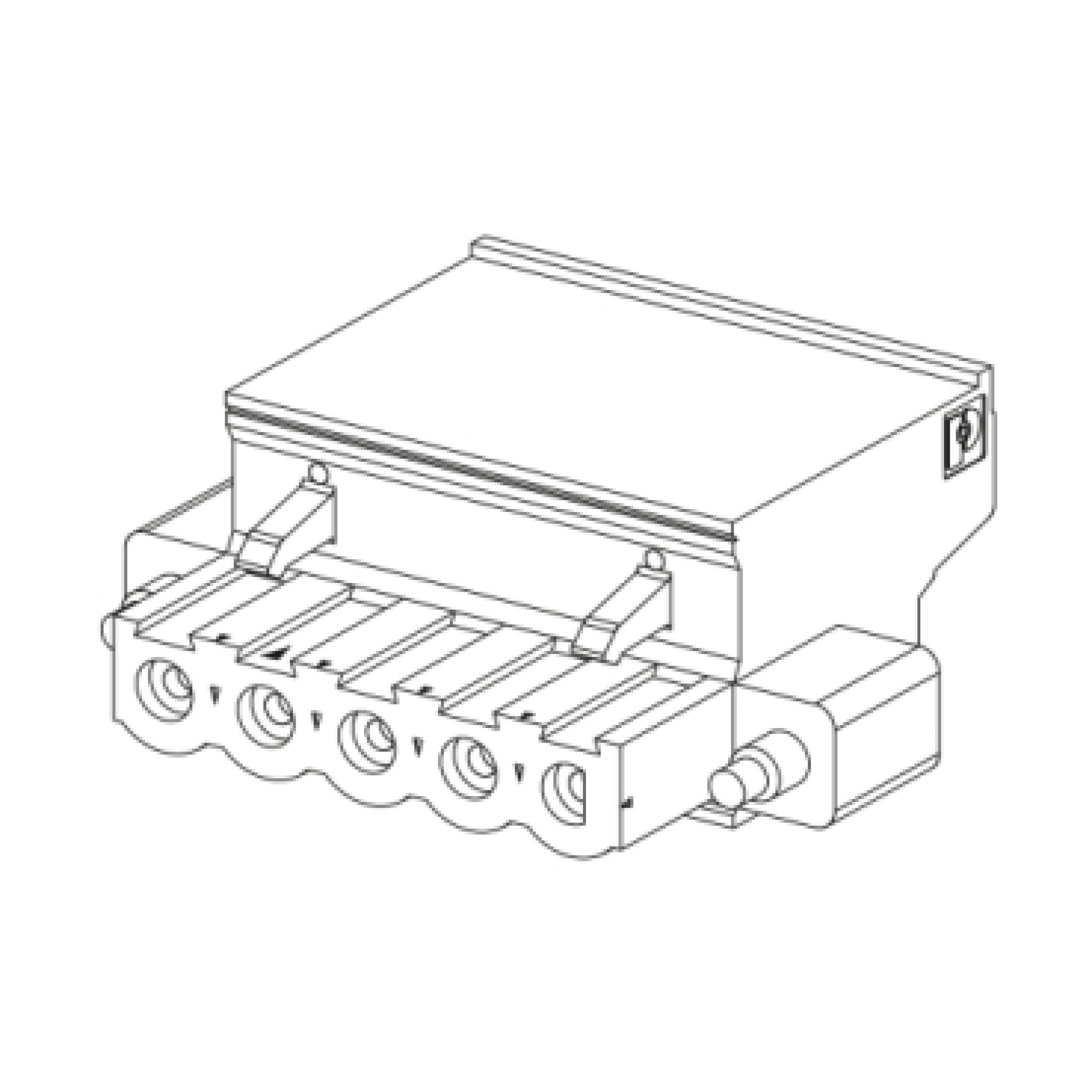Schneider BMXXTSCPS20 Kit Of 2 Removable Connectors - Spring Type - For M340 Power Supply Module