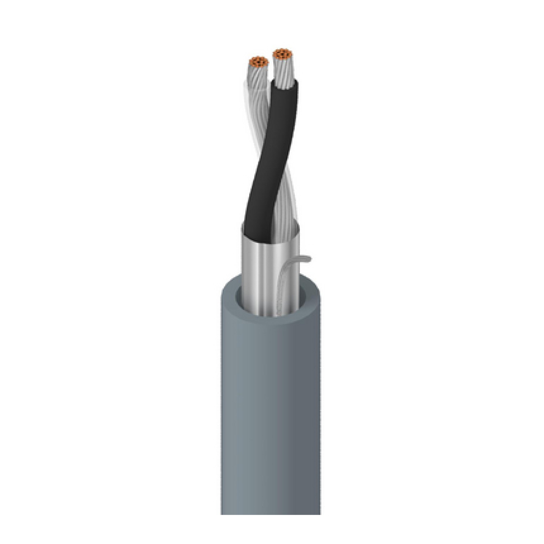 Belden Equiv BELDEN 8762 1 Pair 20AWG O/S LSZH Belden Equivalent Cable 100M