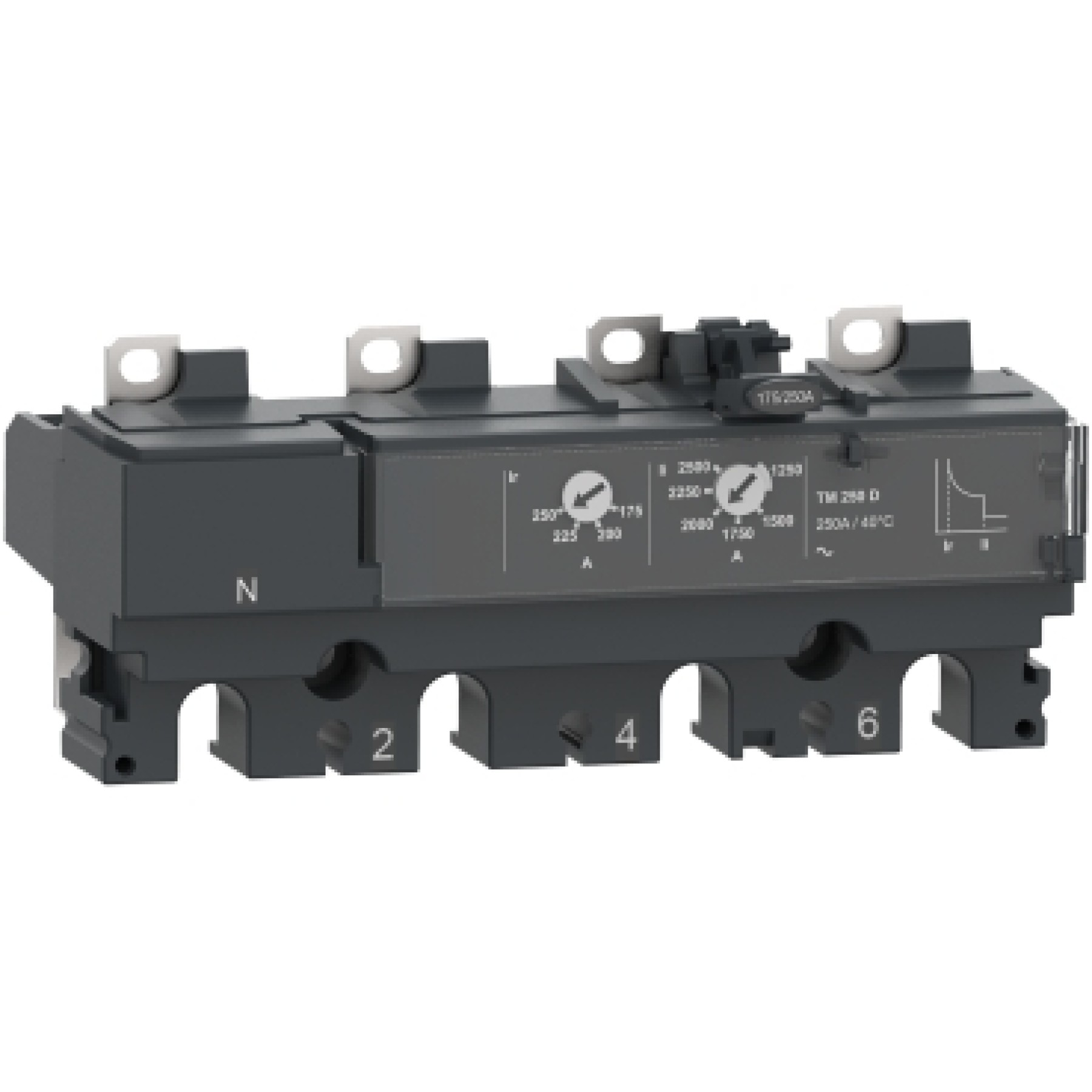 Schneider C254TM250 ComPacT NSX250 TM-D Thermal Magnetic Trip Unit 250A 4 Poles 4d