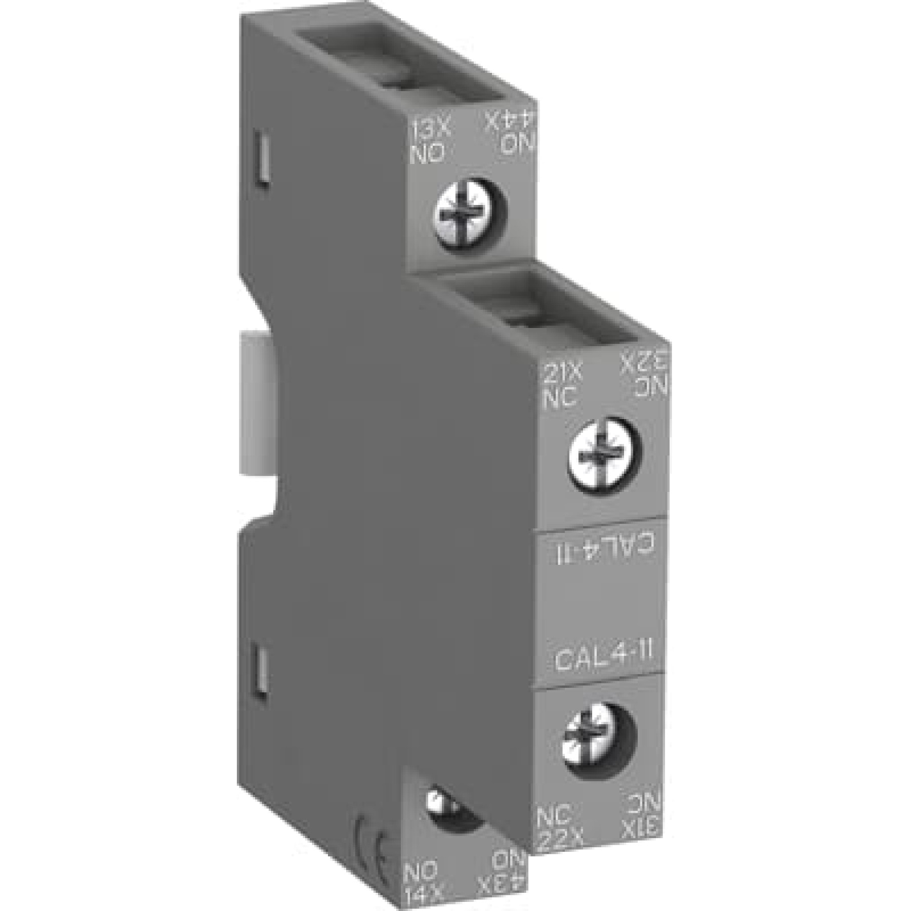 ABB CAL4-11 Side Mounted Auxiliary Contact Block 1NO 1NC for AF09-AF96 Contactors