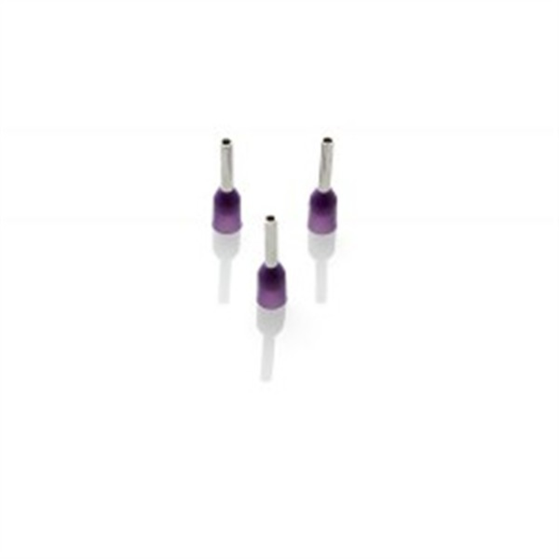 Partex CEF025F Violet Single Insulated Boot Lace Cord End Ferrule 0.25mm