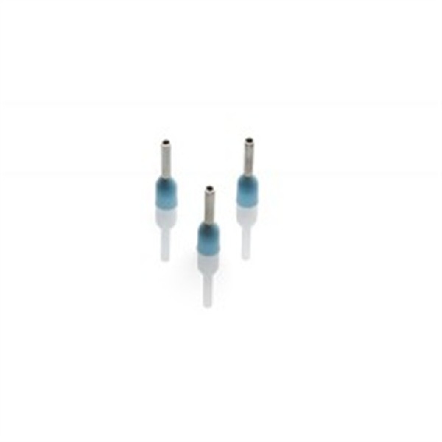 Partex CEF025G LightBlue Single Insulated Boot Lace Cord End Ferrule 0.25mm