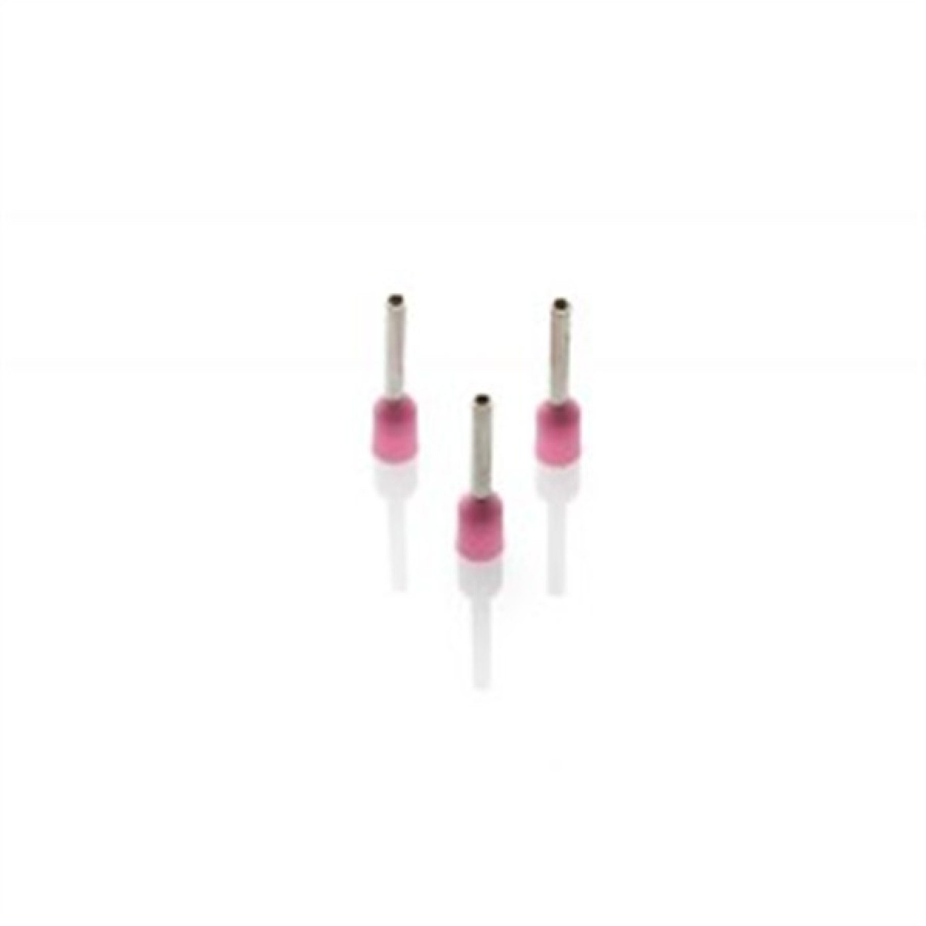 Partex CEF034F Pink Single Insulated Boot Lace Cord End Ferrule 0.34mm
