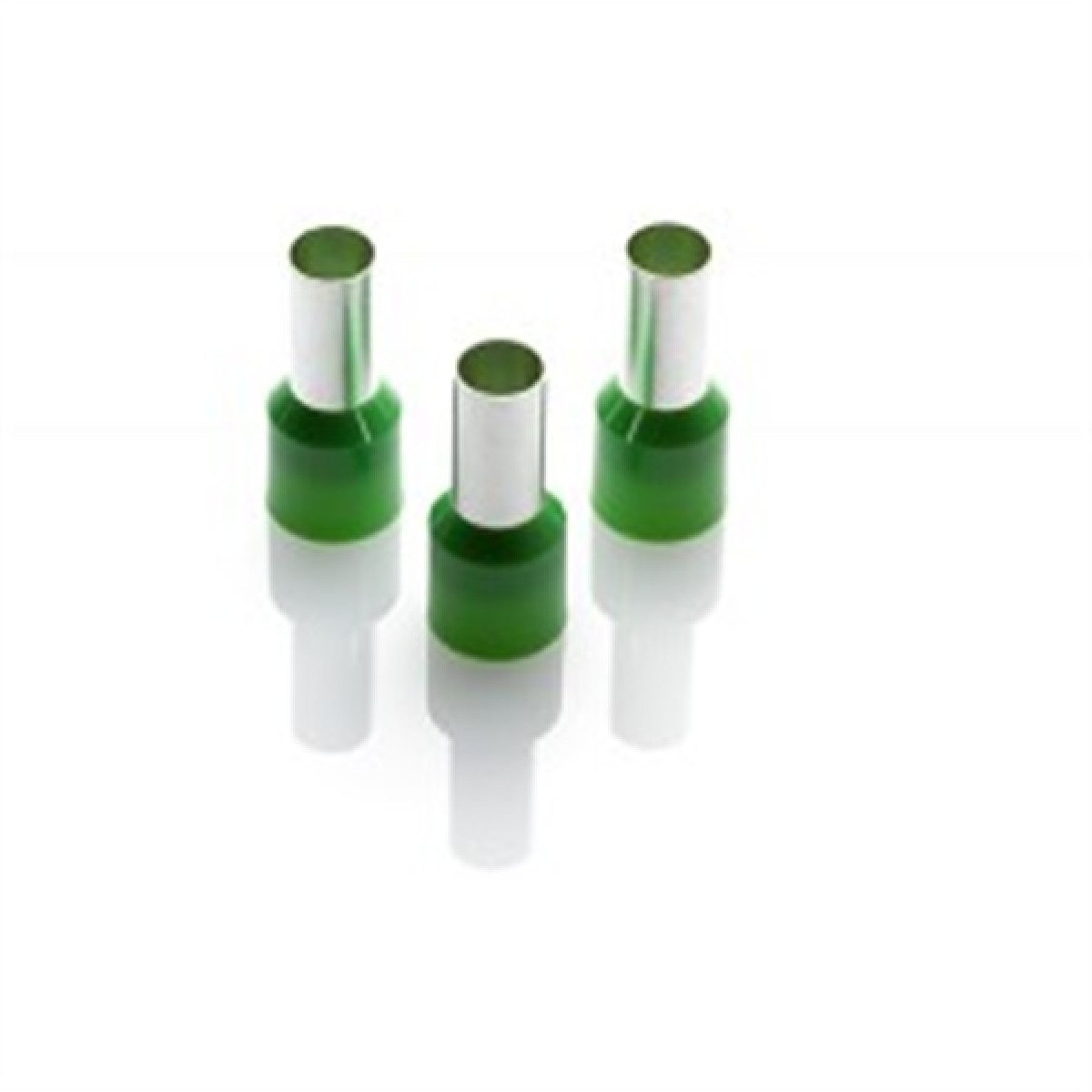 Partex CEF1618G Green Single Insulated Boot Lace Cord End Ferrule 16mm