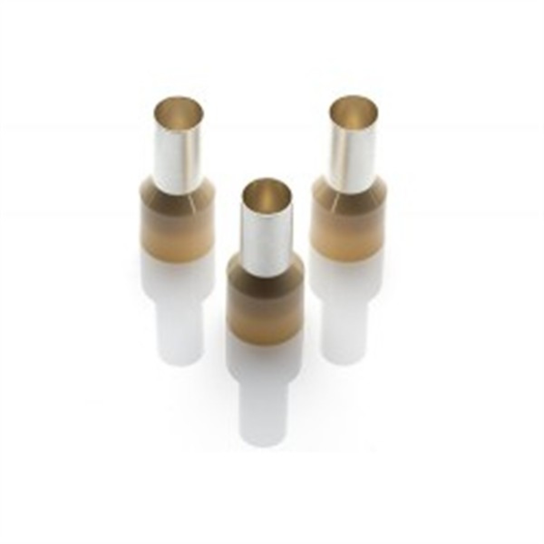 Partex CEF35016G Beige Single Insulated Boot Lace Cord End Ferrule 35mm