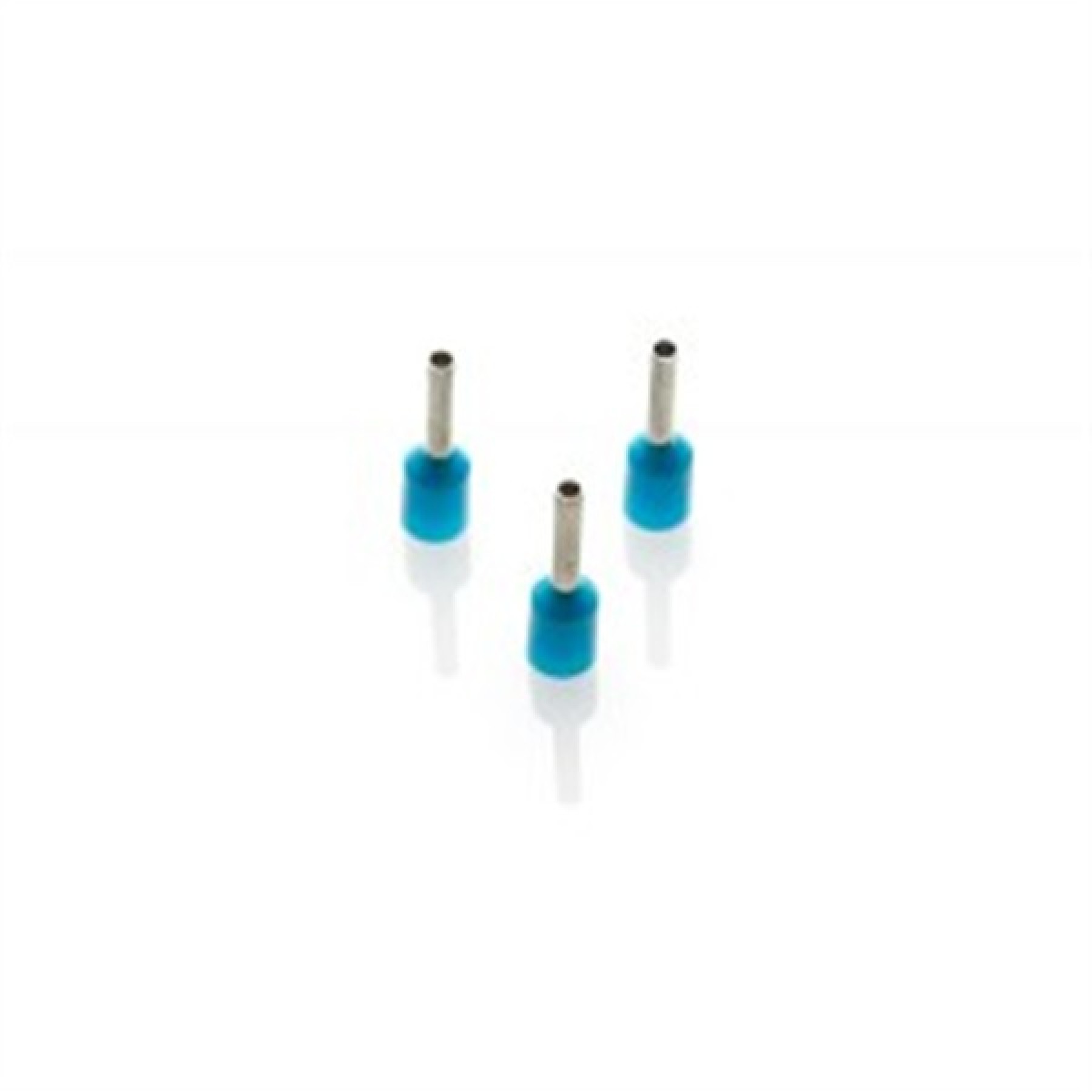 Partex CEF7508F Blue Single Insulated Boot Lace Cord End Ferrule 0.75mm