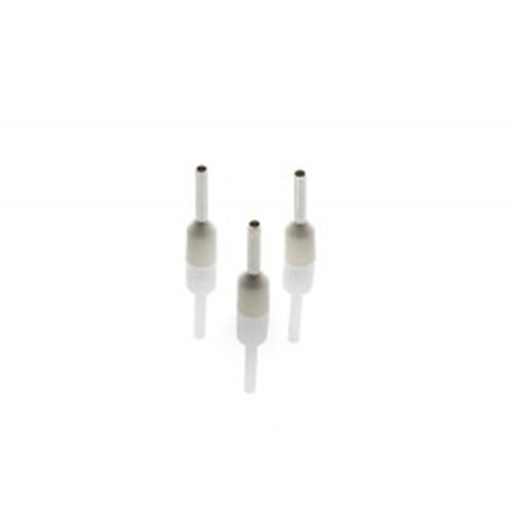 Partex CEF7508G White Single Insulated Boot Lace Cord End Ferrule 0.75mm