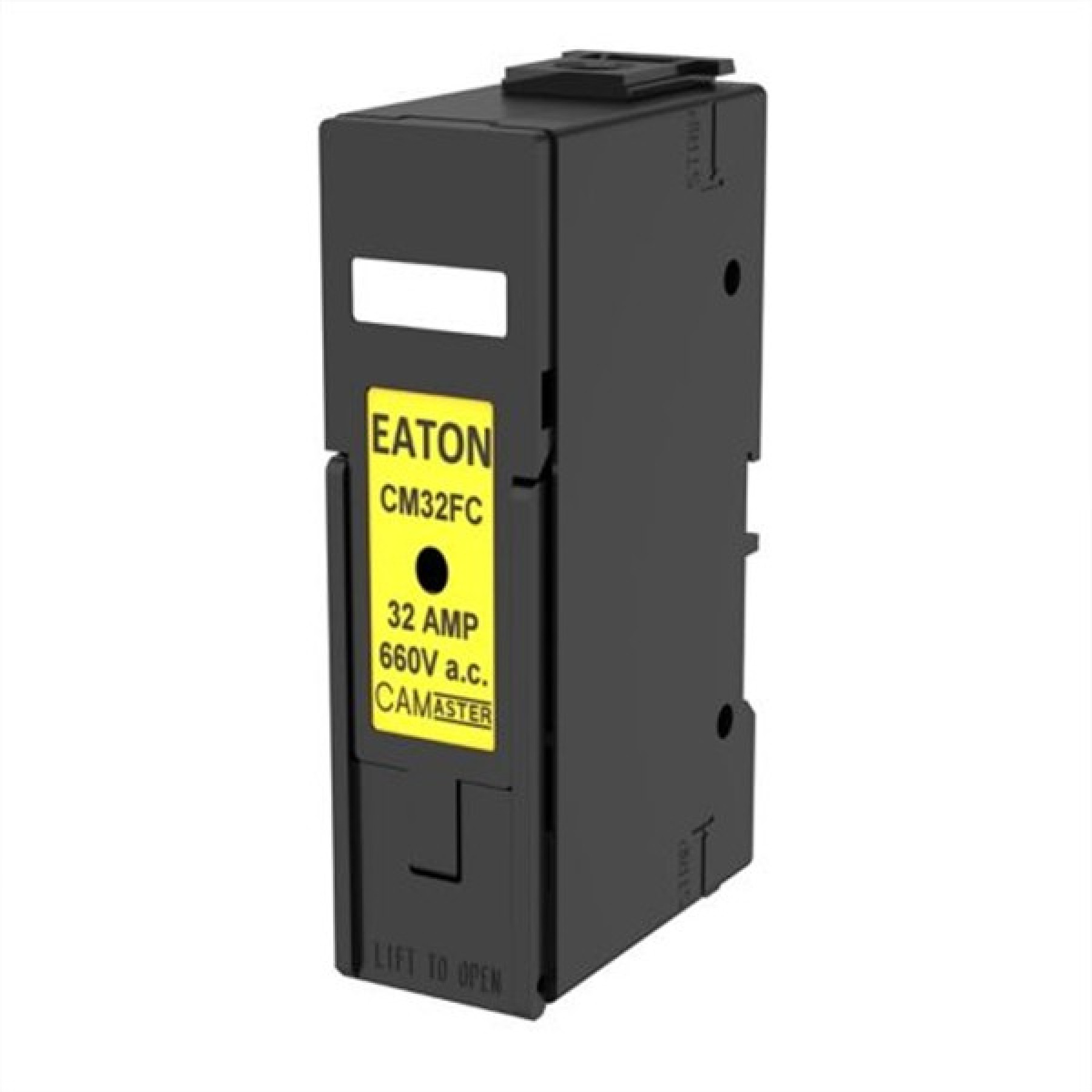Bussman CM32FC 32A Fuseholder low voltage 690VAC BS88 A2 1P Black fuse-link AAO