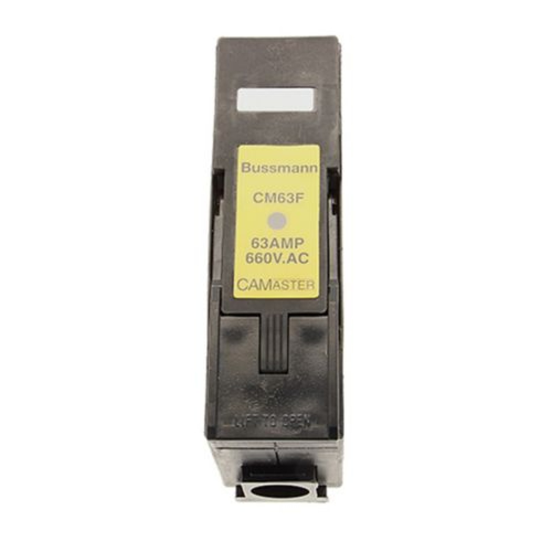 Bussman CM63F Fuseholder low voltage 63A 690VAC BS88 A3 1P black fuse-link BAO