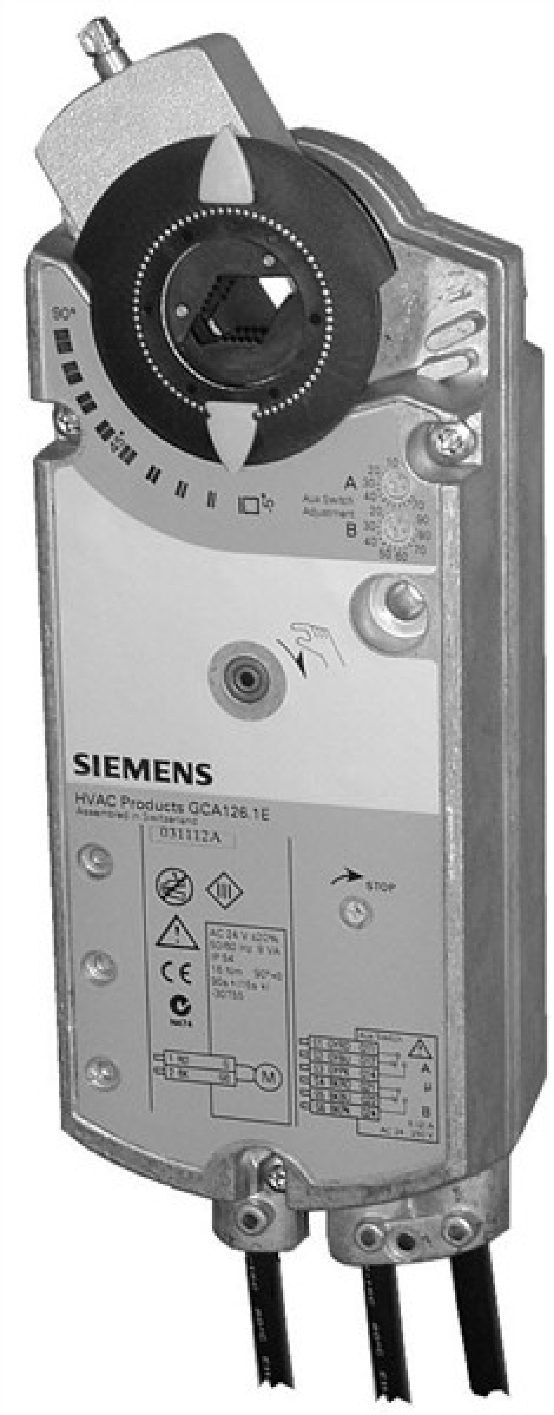 Siemens GCA321.1E 18 Nm Spring Return Rotary Damper Actuator 2 Position Control 90S 230V