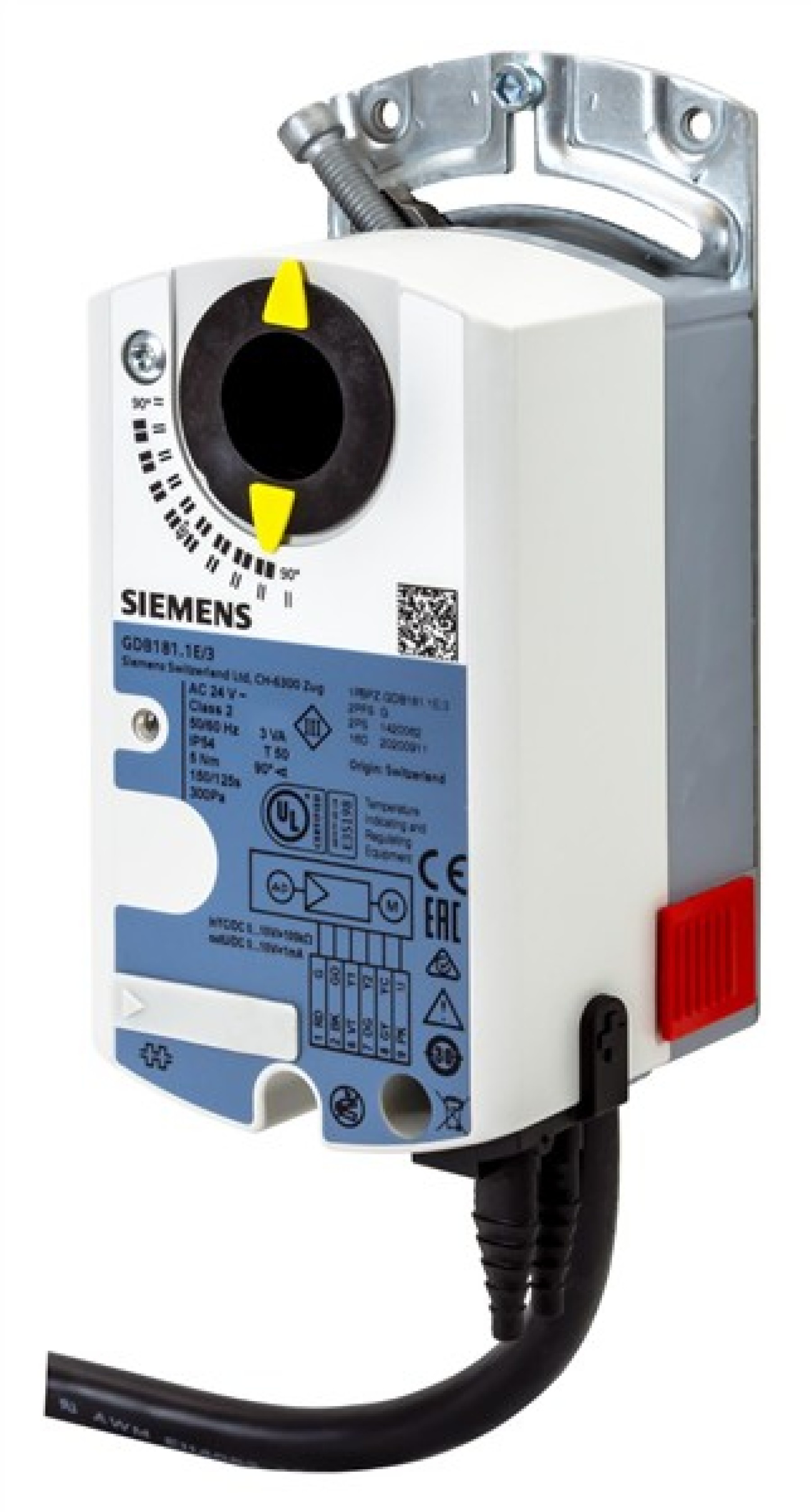 Siemens GDB181.1E/KN 5Nm KNX VAV Compact Controller & Damper Actuator Static Air Volume 24V