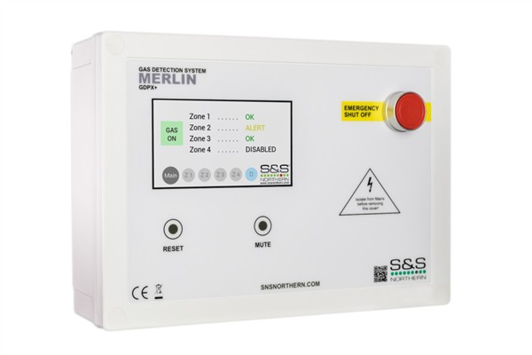 S&S GDPX+ Gas Detection System (Sixteen Channel)