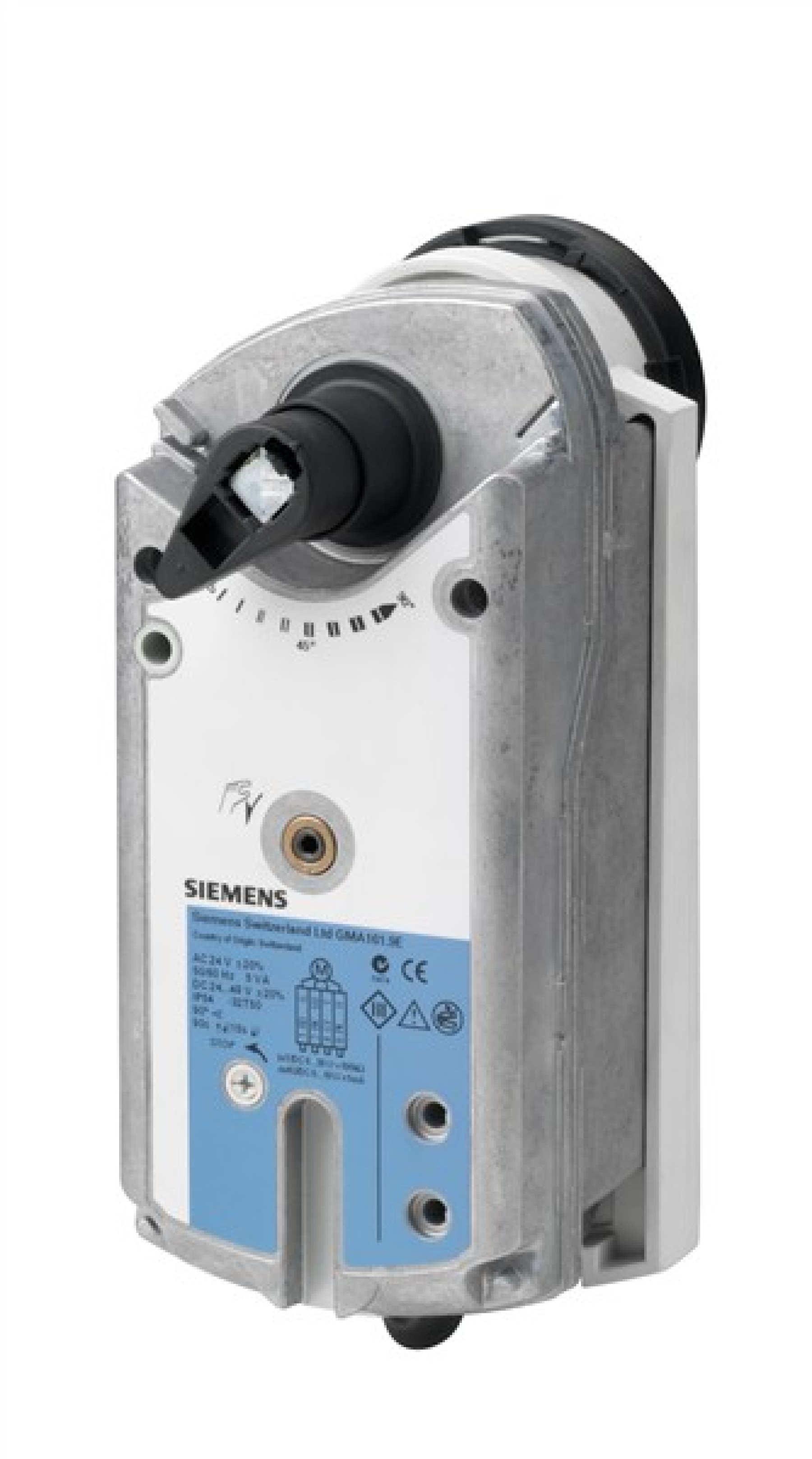 Siemens GMA161.9E/MO 7 Nm Modbus Spring Return Rotary Valve Actuator for VAI VBI VAG VBG61 Ball Valves 90 15 s 24 VACDC
