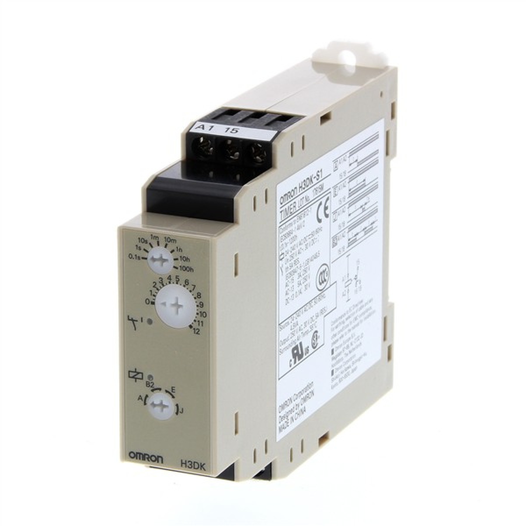 Omron Solid-State Multi-Mode Timer SPDT Output 0.1s-1200h 24...240VAC/DC