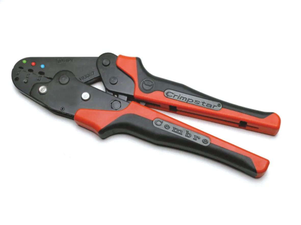 Cembre HP1 MECHANICAL CRIMPING TOOL CRIMPSTAR SERIES FOR PRE-INSULATED ELECTRICAL CONNECTORS FROM 0 2 TO 2 5 MM2