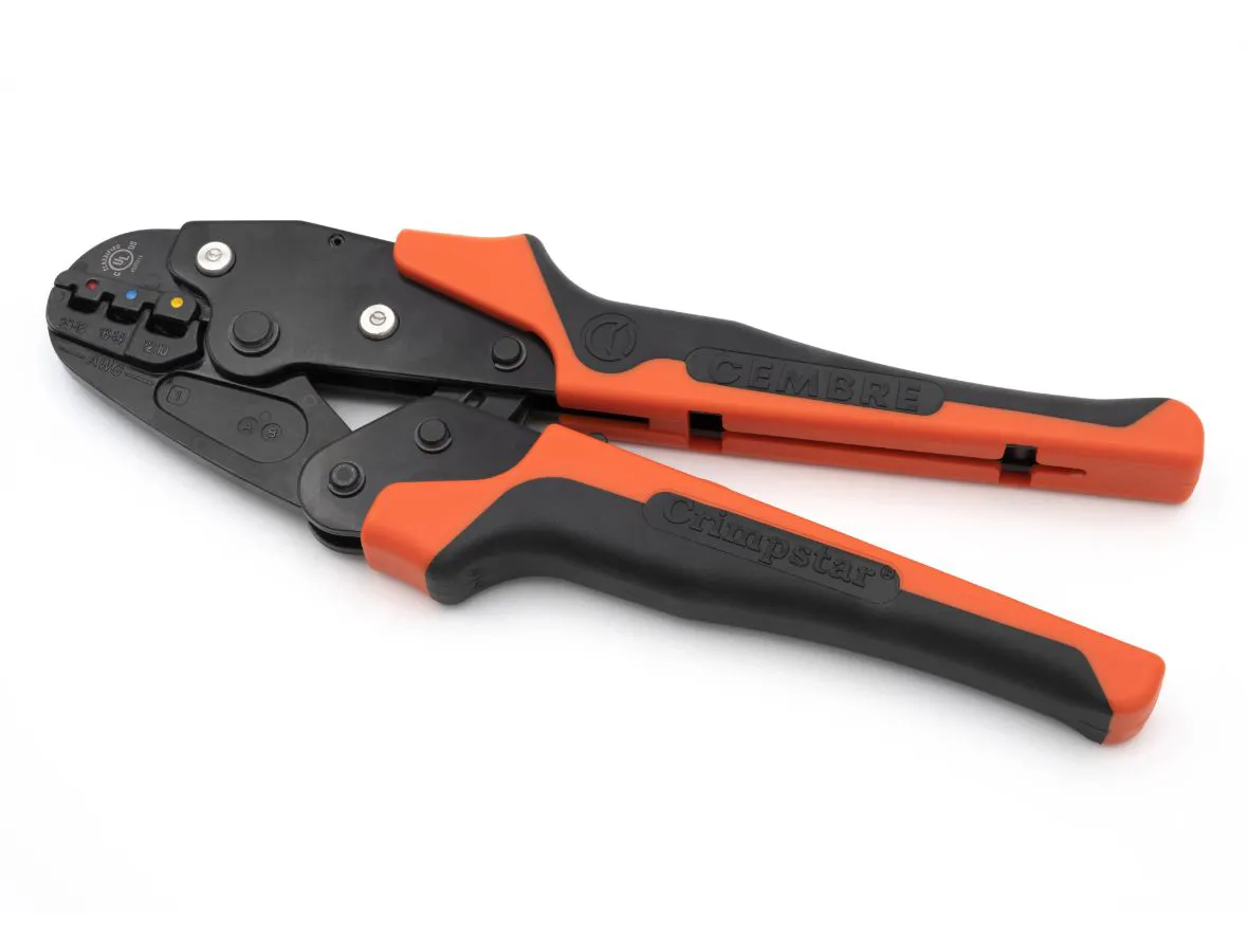 Cembre HP5 MECHANICAL CRIMPING TOOL CRIMPSTAR SERIES FOR PRE-INSULATED ELECTRICAL CONNECTORS FROM 0.25 TO 6 MM2