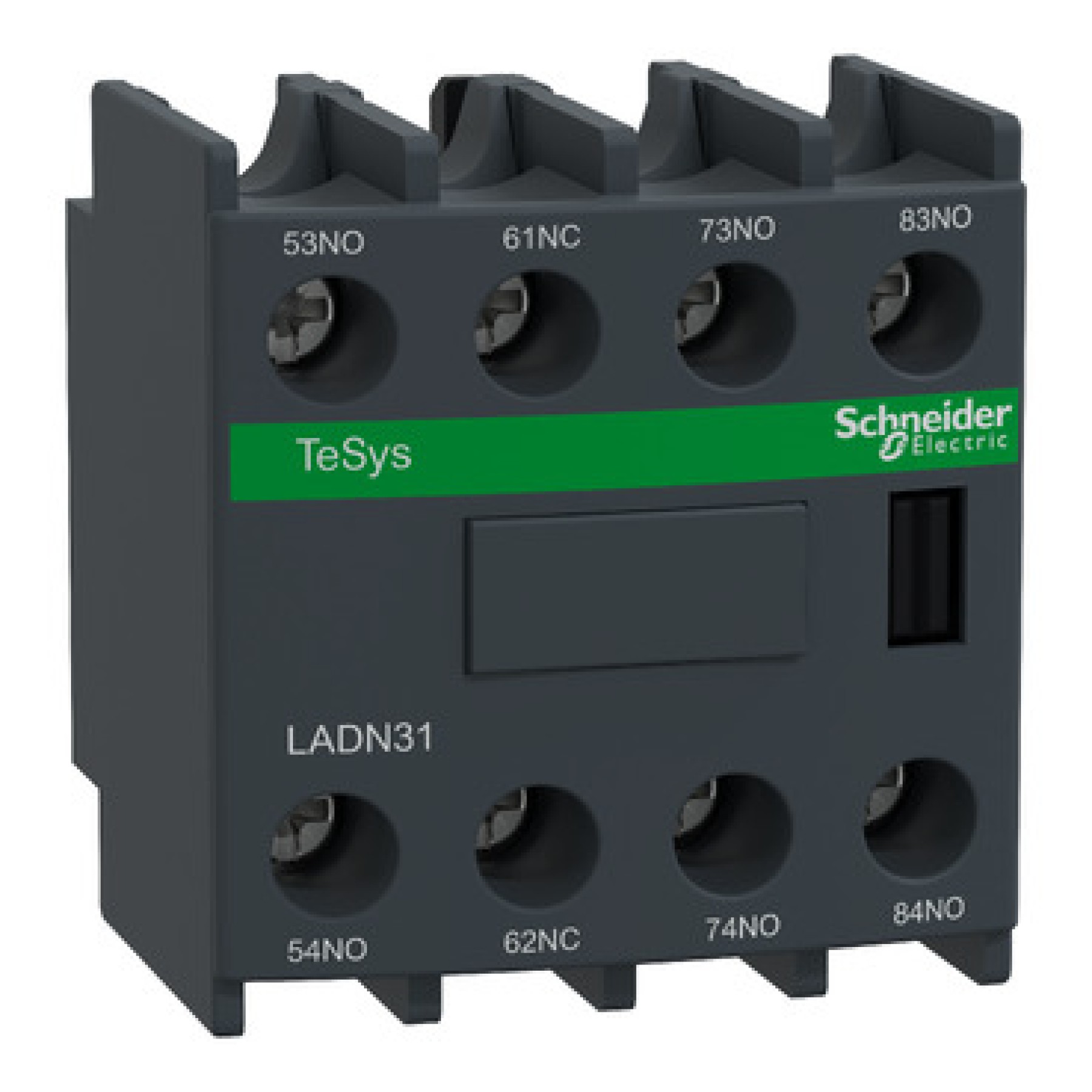 Schneider LADN31 Auxiliary Contact 3NO 1NC Front Mount LC1D
