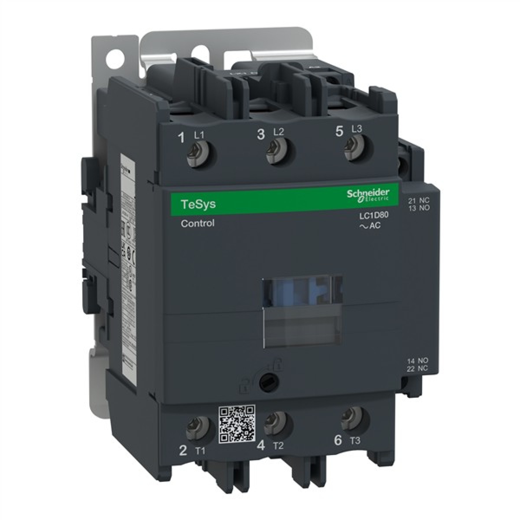 Schneider LC1D80U7 Contactor 80A 37KW 3P 3NO 230VAC