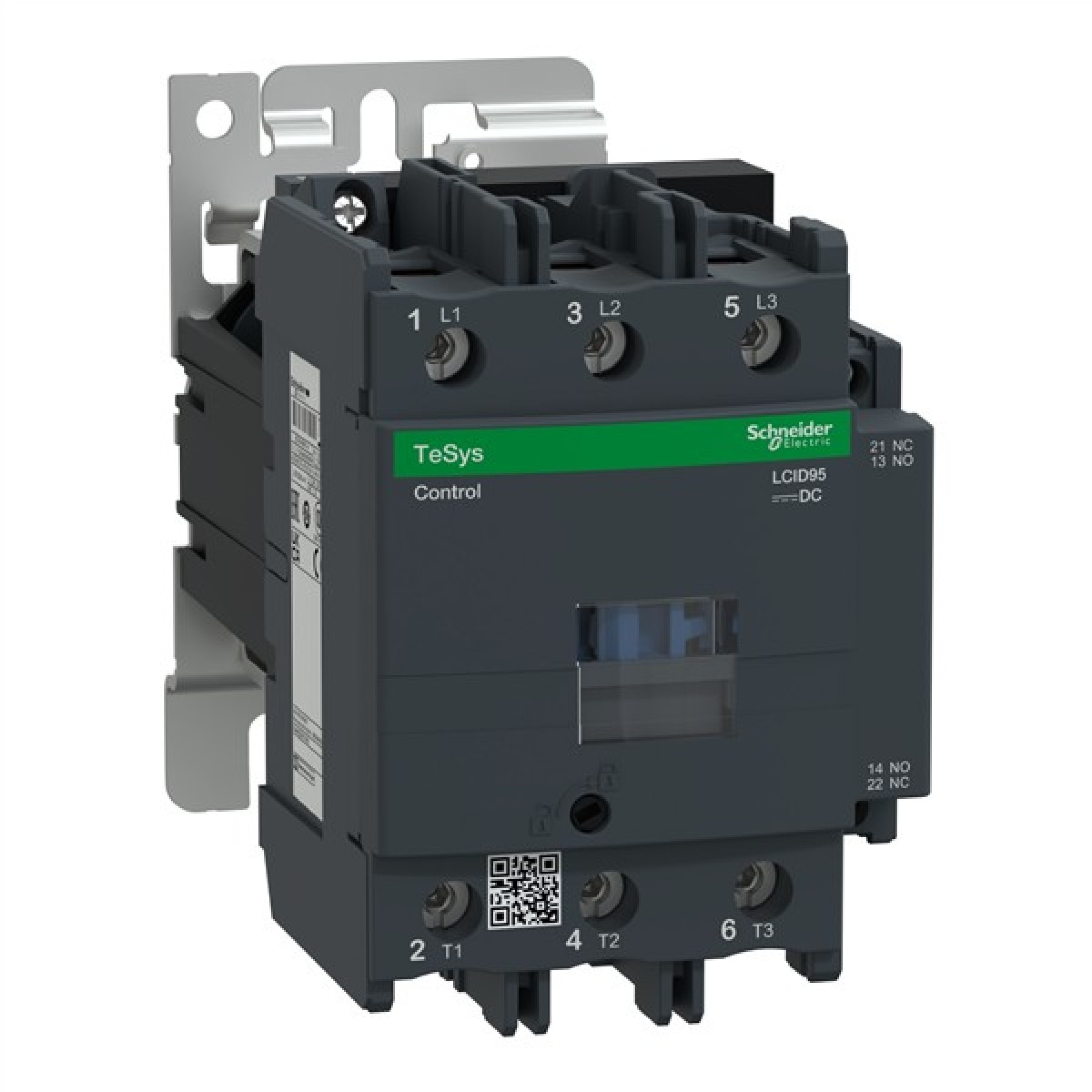 Schneider LC1D95BD Contactor 95A 45KW 3P 3NO 24VACDC