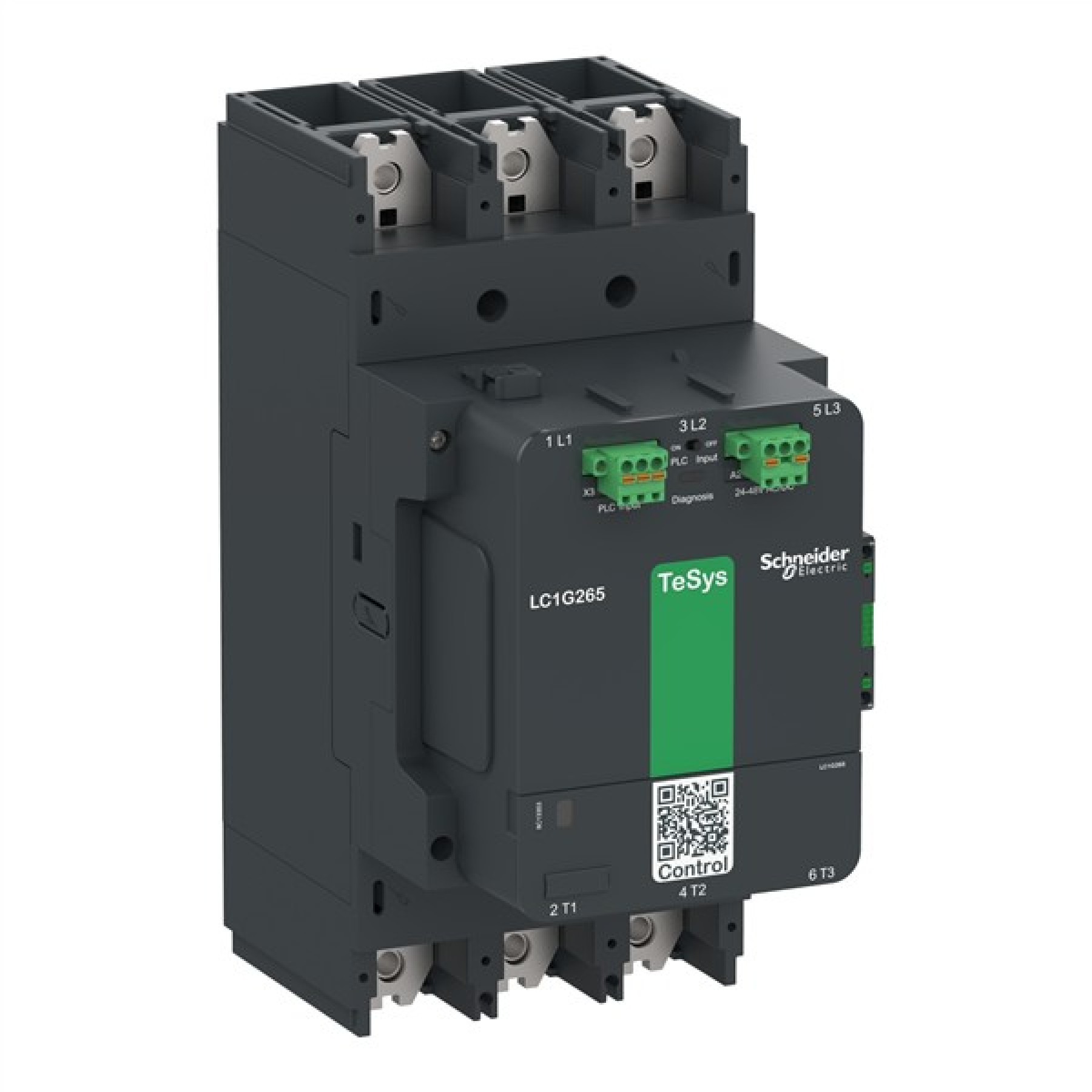 Schneider LC1G265BEEA Contactor 265A 265AMP 160KW 3P 24-48VACDC
