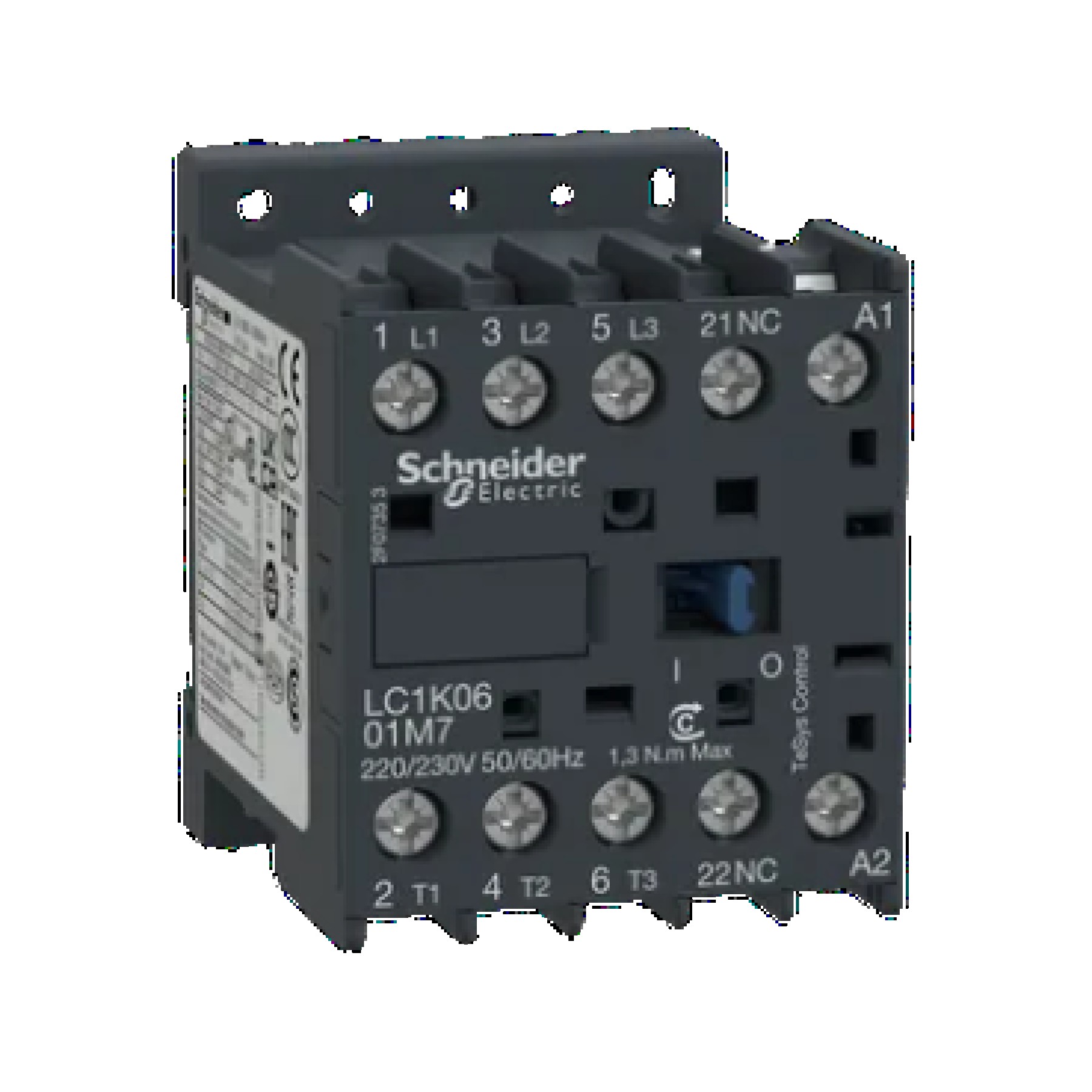 Schneider Contactor - 3NO 12A 5.5KW AC3 poles