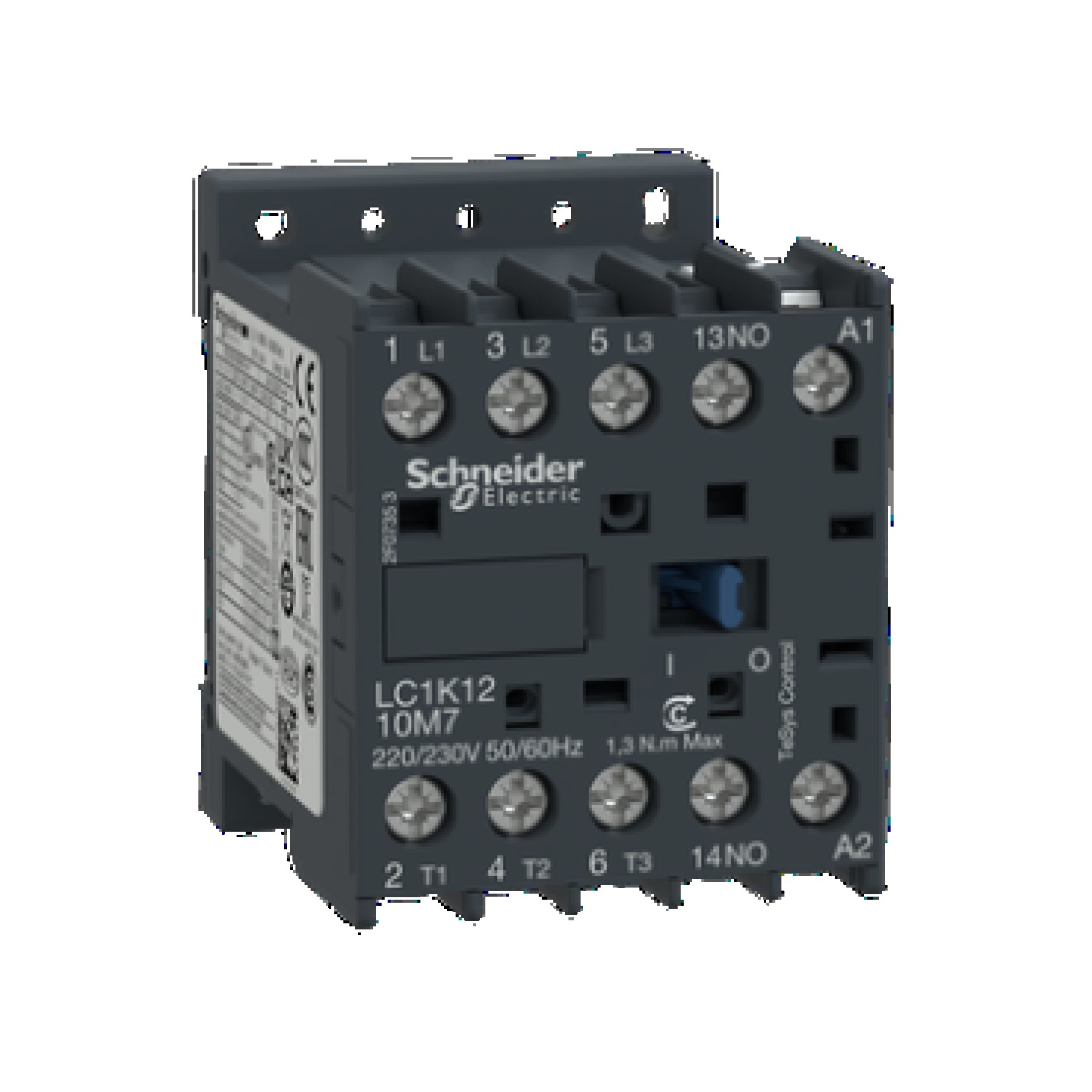 Schneider Contactor - 3NO 12A 5.5KW AC3 poles