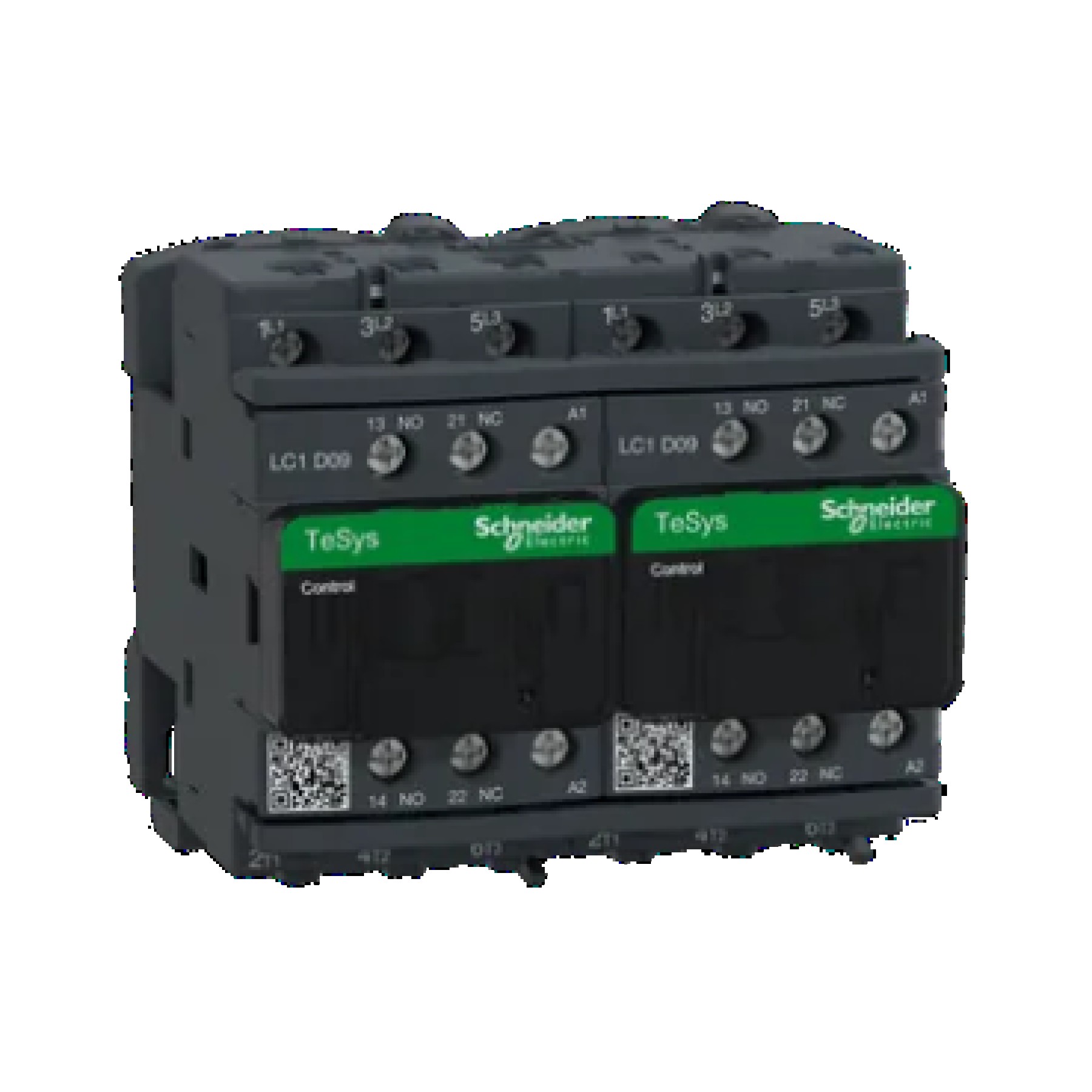 Schneider LC2D09F7 REVERSING PAIR CONTACTOR 110VAC 9A 9AMP IEC 4KW