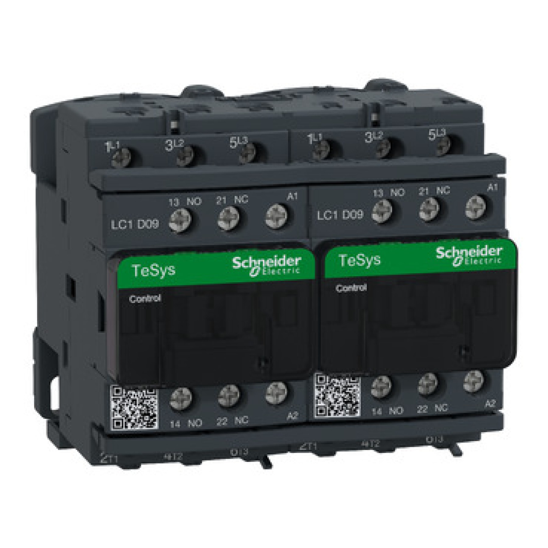 Schneider LC2D09U7 REVERSING PAIR CONTACTOR 240VAC 9A 9AMP IEC 4KW