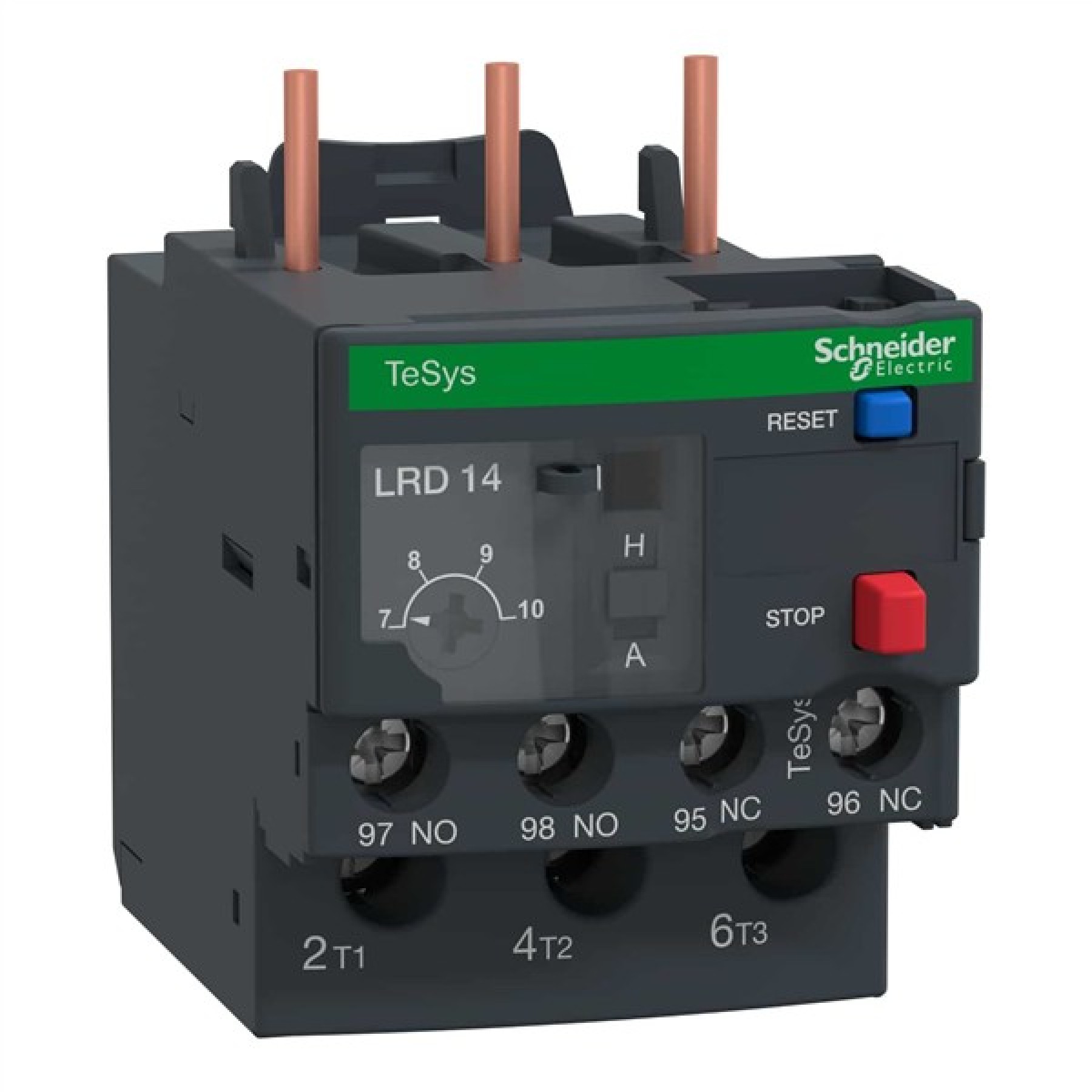 Schneider LRD14 Thermal Overload Relay for LC1D09 - LC1D38 Tesys D 7-10A