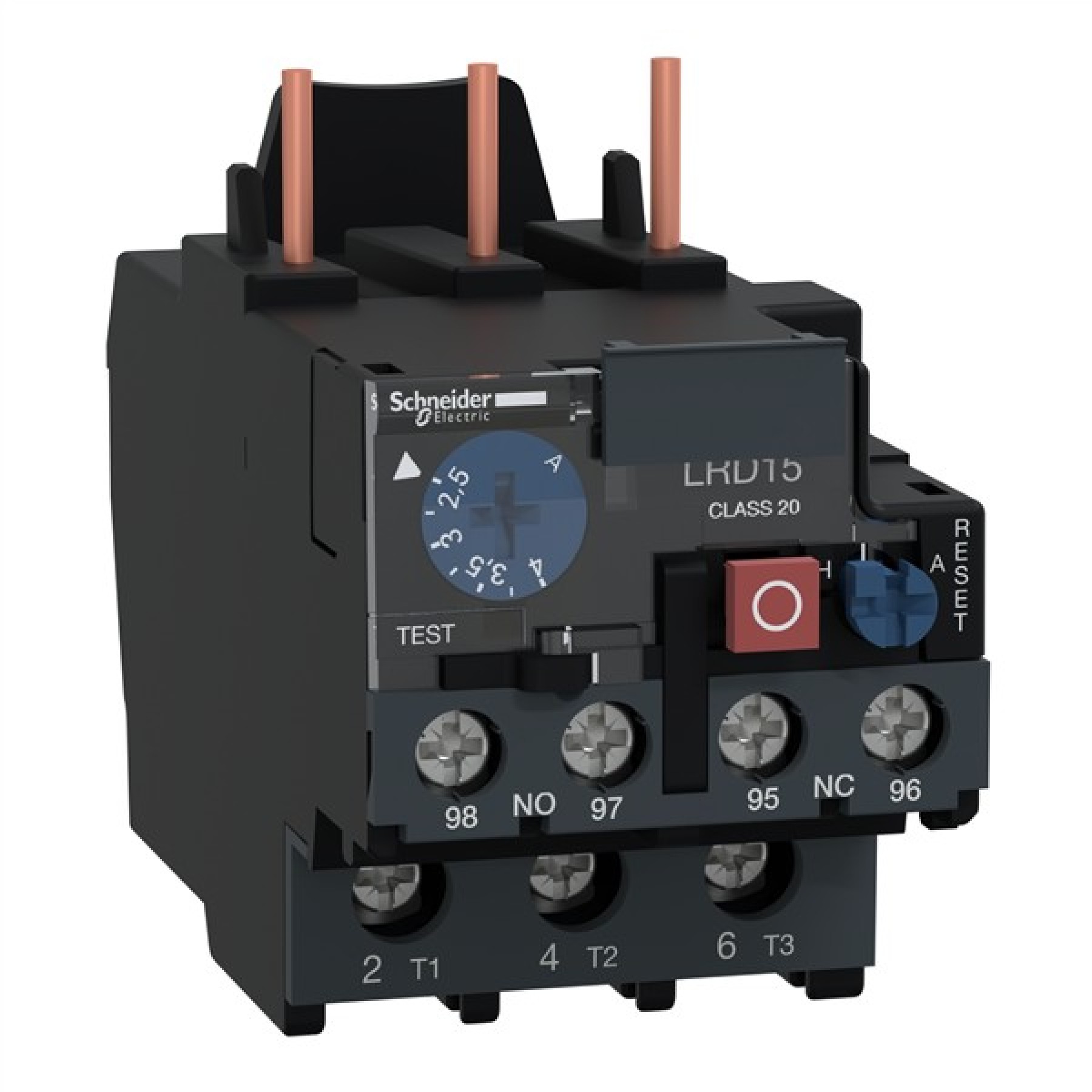 Schneider Thermal Overload Relay 2.5-4A Class20