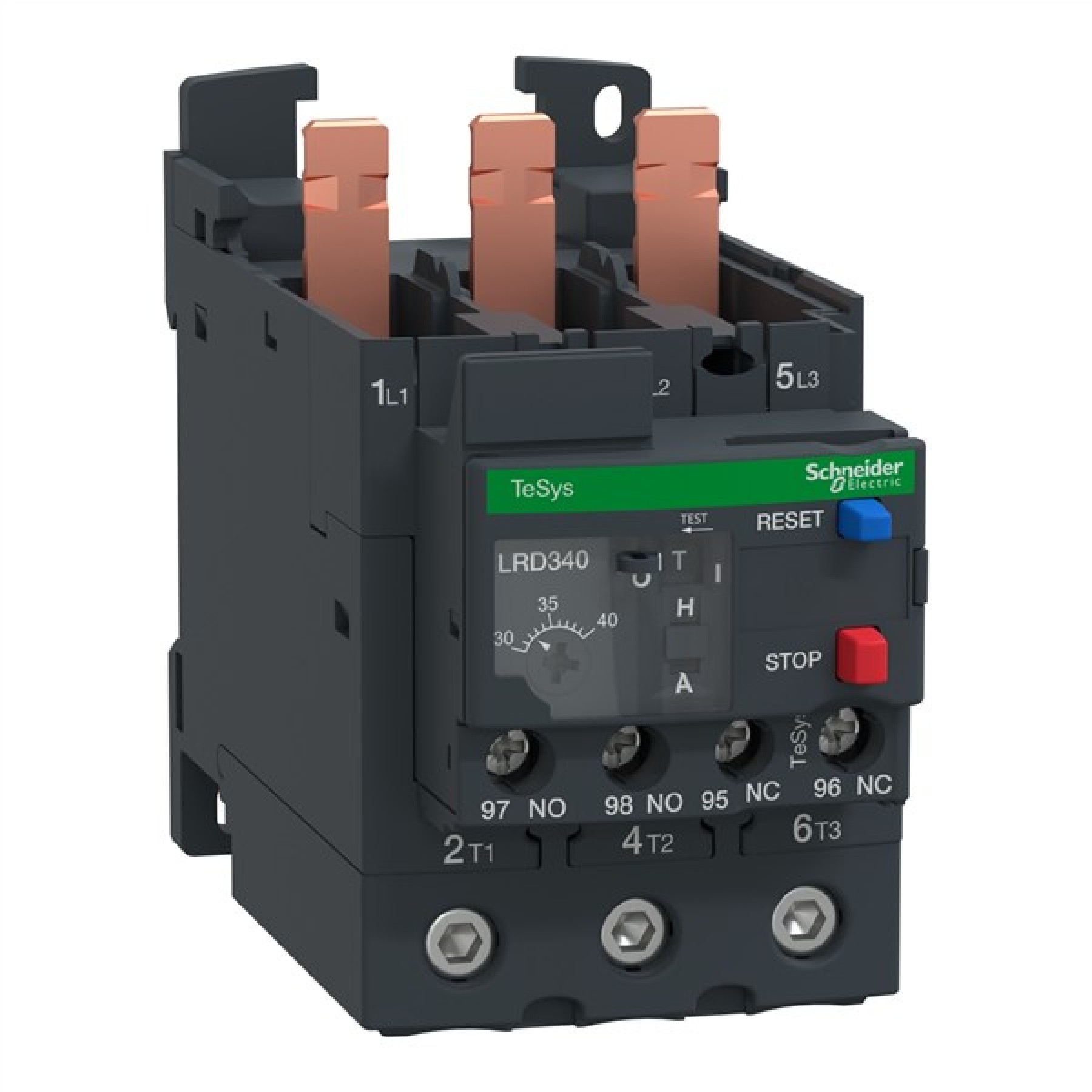 Schneider LRD340 Thermal Overload Relay for LC1D09 - LC1D38 Tesys D 30-40A 40AMP Everlink