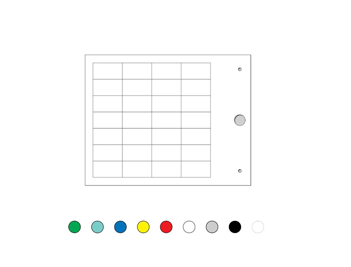 Cembre MG-TAP 47097 4111410 LEGEND MG-TAP 47097 (18X27 WHITE)