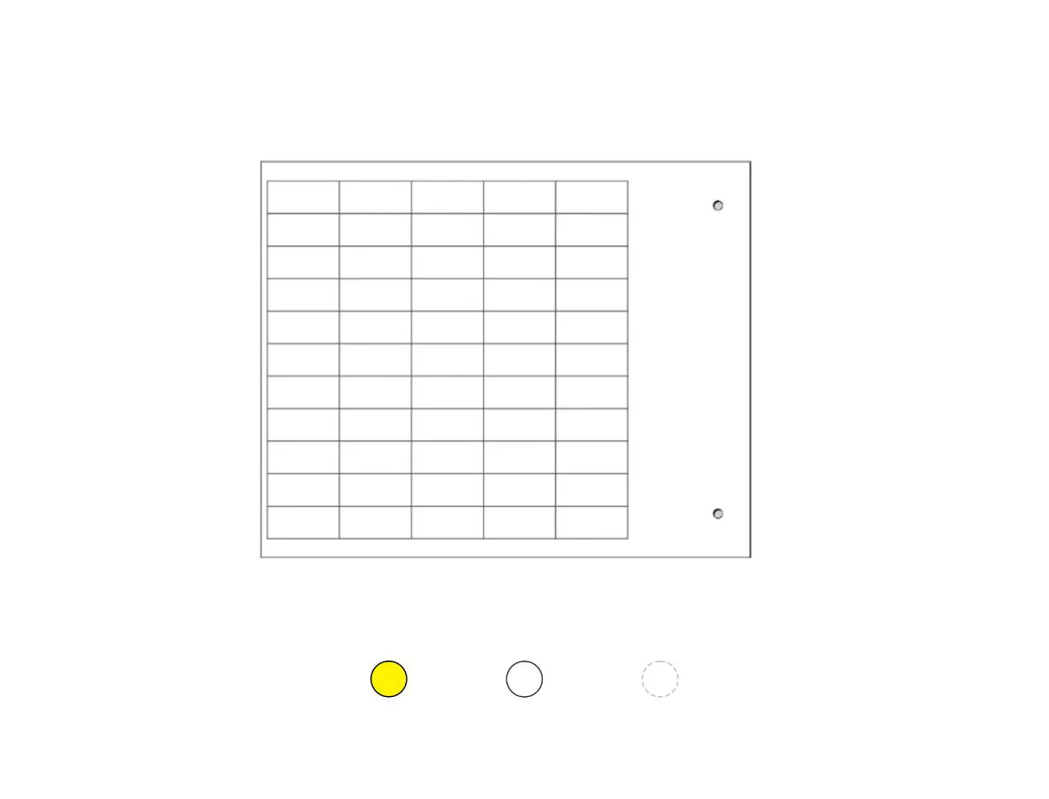 Cembre MG-VCT 48090 4113550 LABEL MG-VCT 48090 (6X15 WHITE)