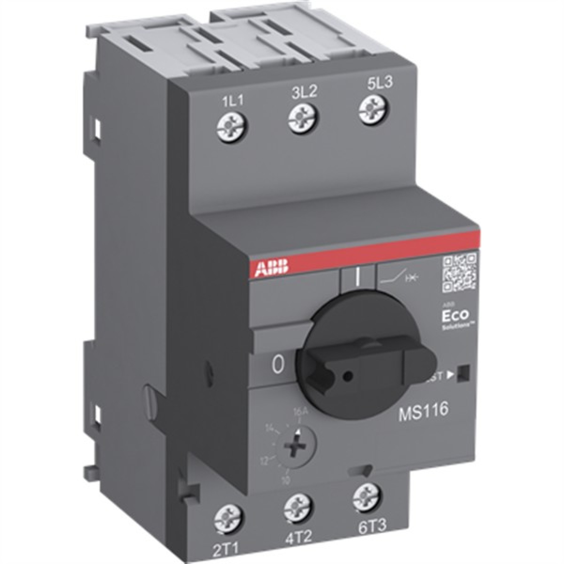 ABB MS116-1.0 Manual Motor Starter / Motor Circuit Breaker (0.63-1A)