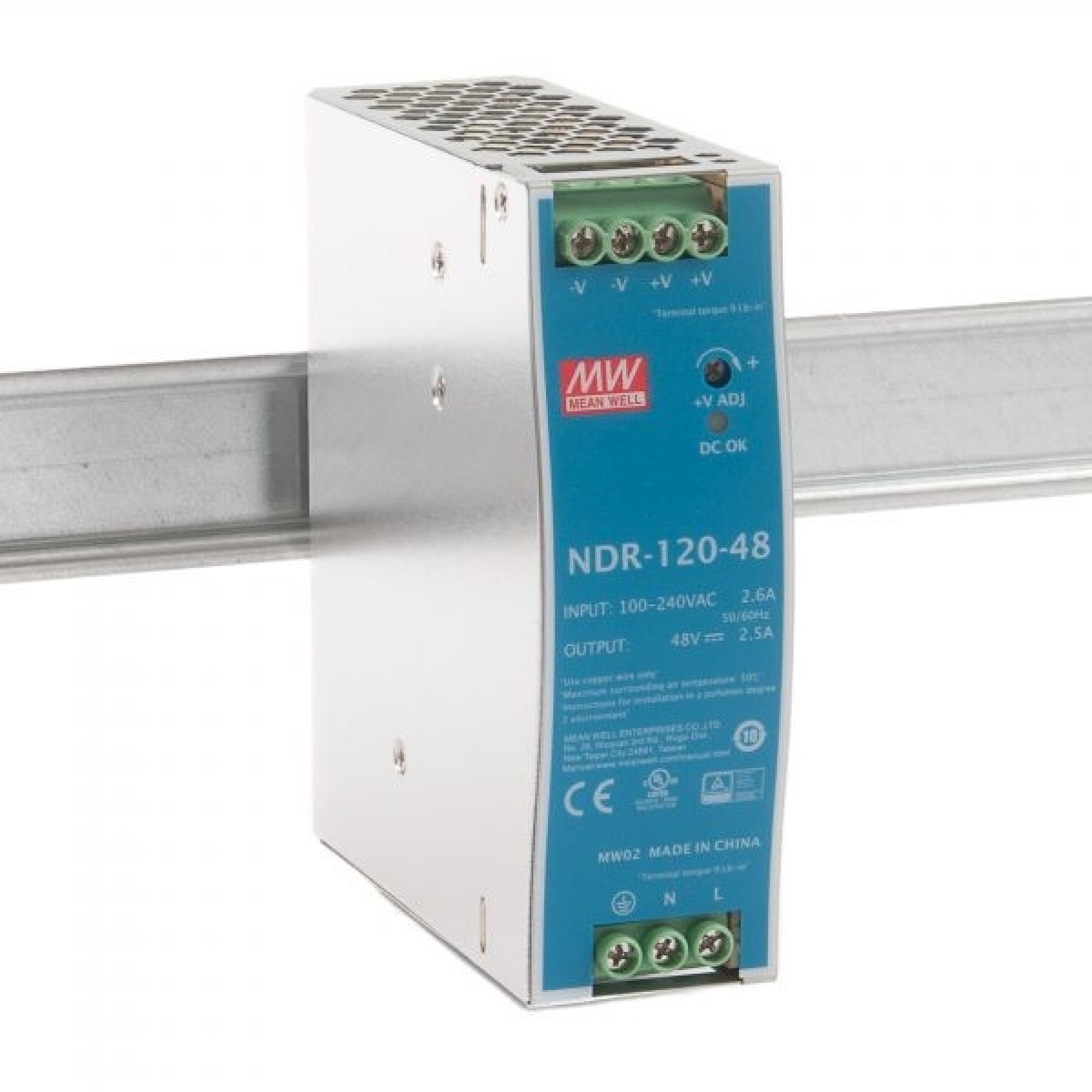 Meanwell NDR-120-24 DC Power Supply 120W 5A 24VDC