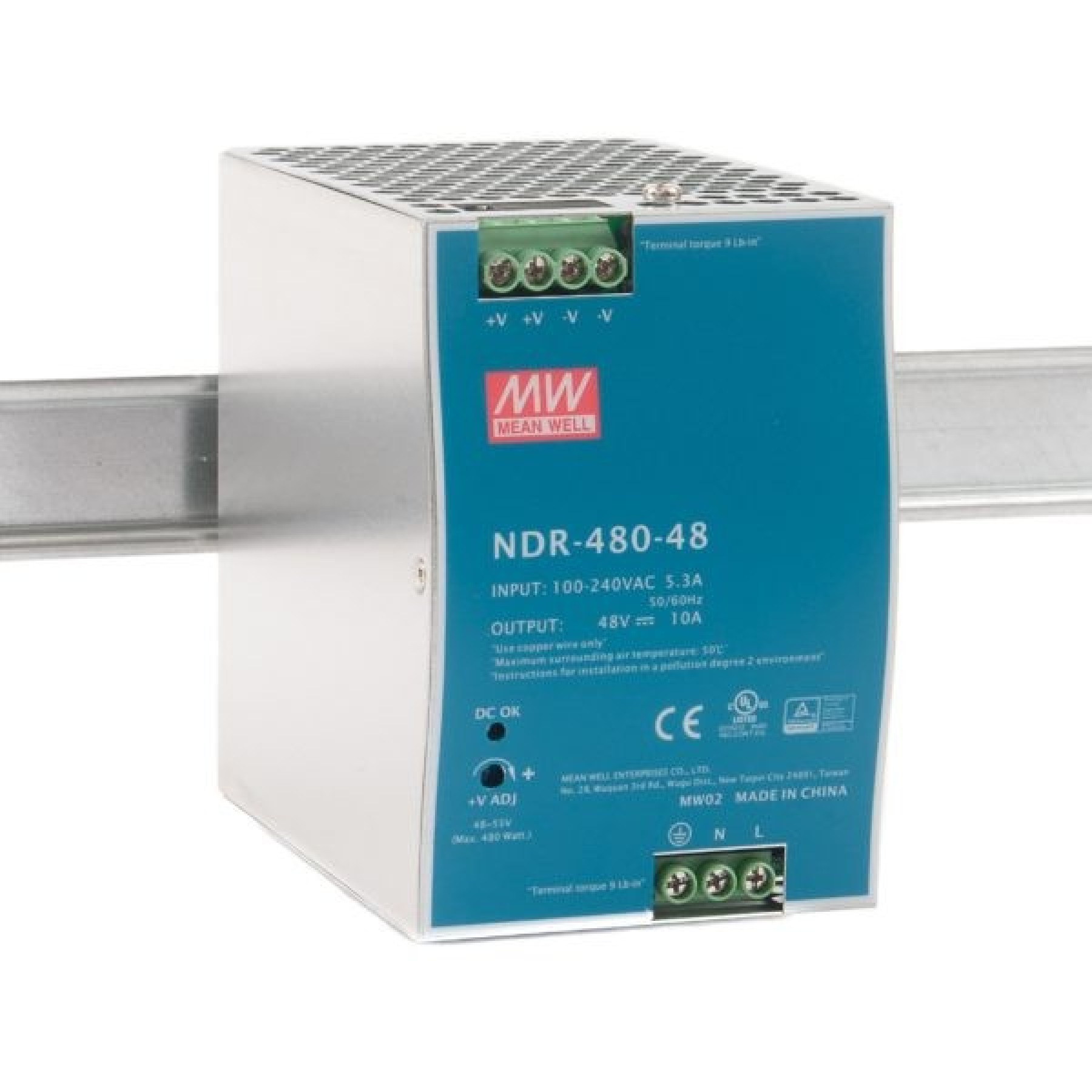 Meanwell NDR-480-24 DC Power Supply 480W 20A 24VDC