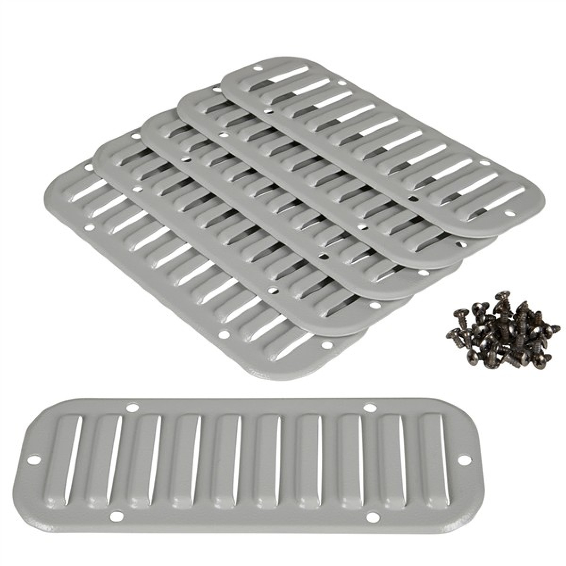 Schneider NSYCAG317X120M Metal Outlet grille - cut-out 317x120mm ext dim 345x148mm IP20