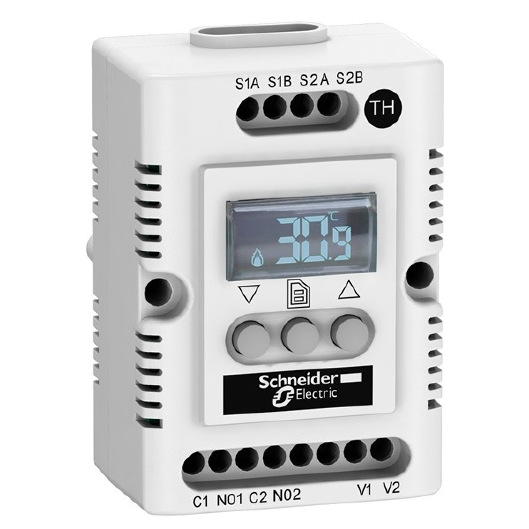 Schneider NSYCCOTH120VID Climasys Cc Digital Thermost. 110-127Vac