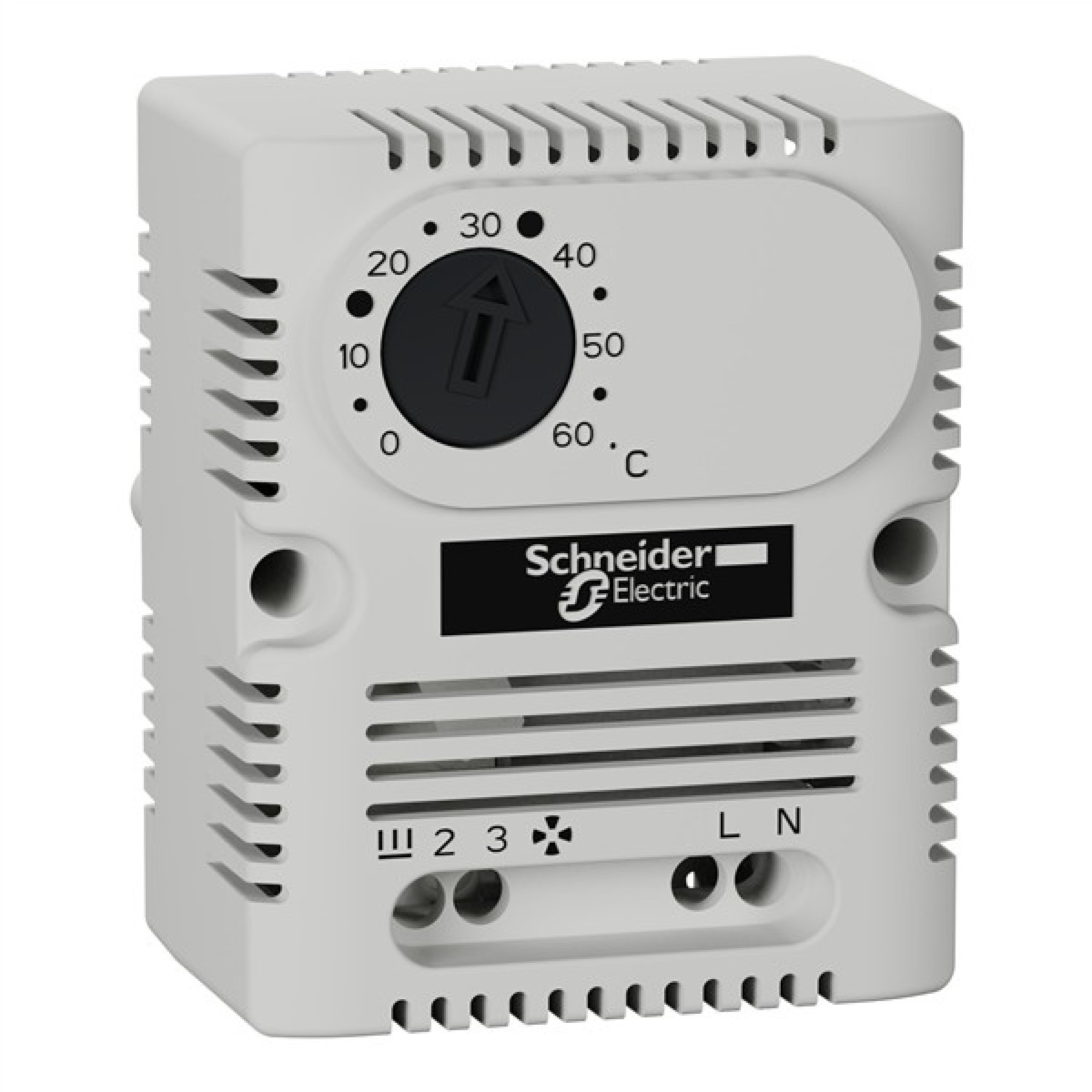 Schneider NSYCCOTHI ClimaSys CC - thermostat 250V - range of temperature +5-60DegreesC - 1 NO/NC - DegreesC