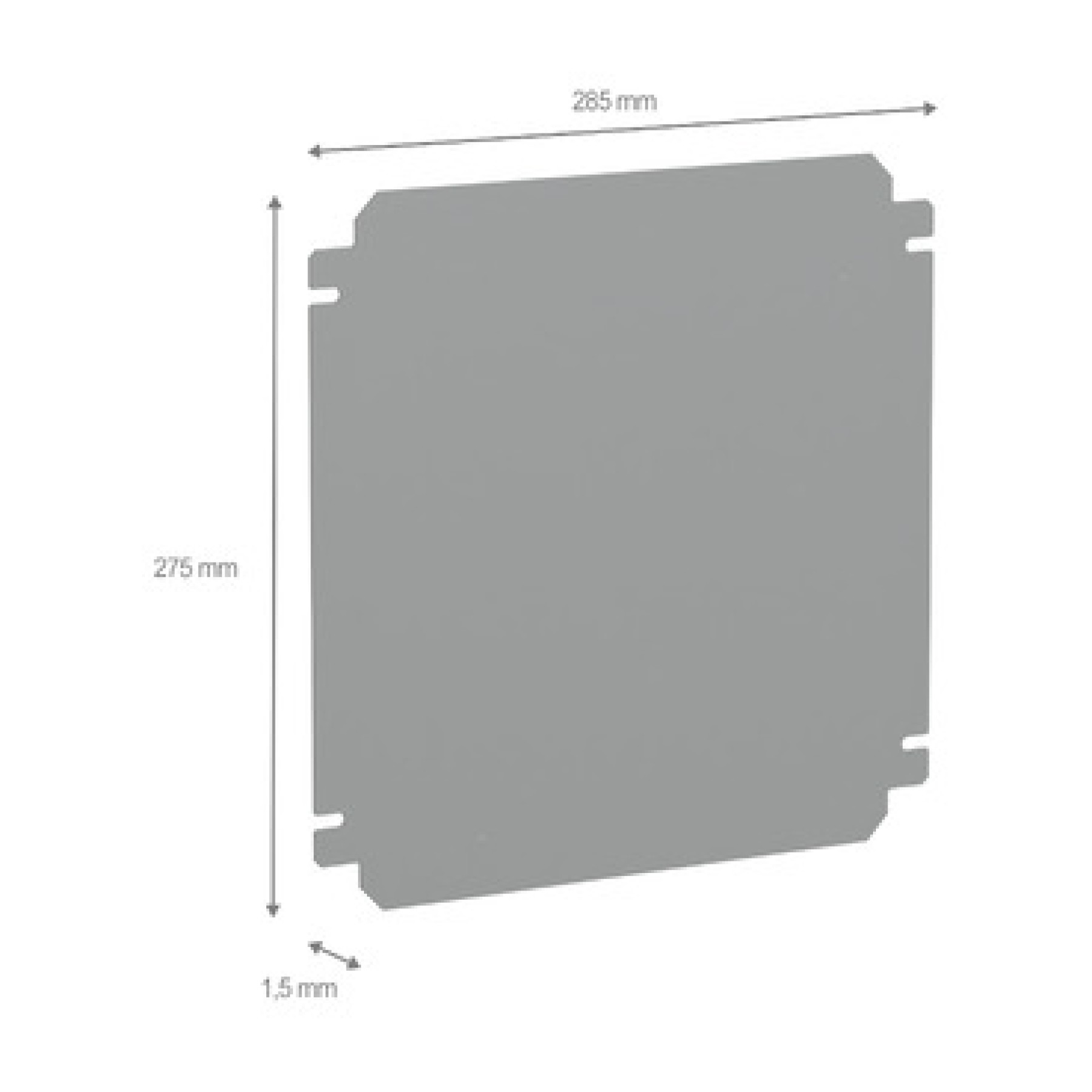 Schneider NSYMM33SB Metal Mounting Plate 300x300
