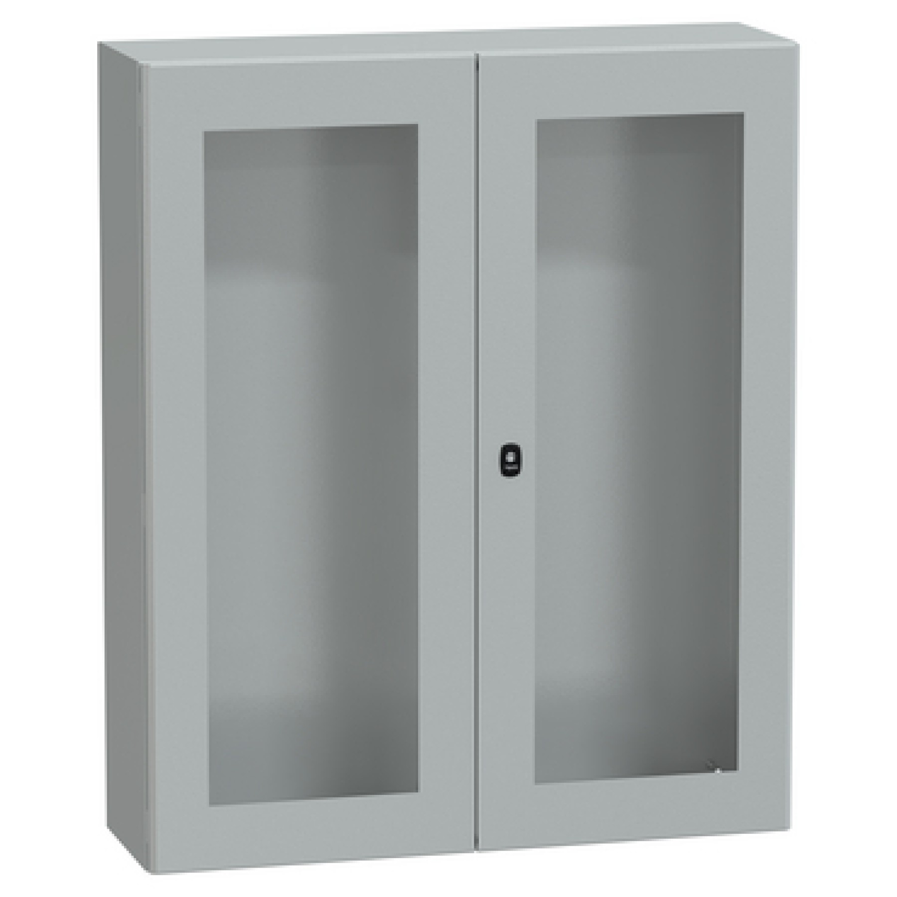 Schneider NSYS3D121030DT Double Door Steel Glazed Enclosure H1200xW1000xD300