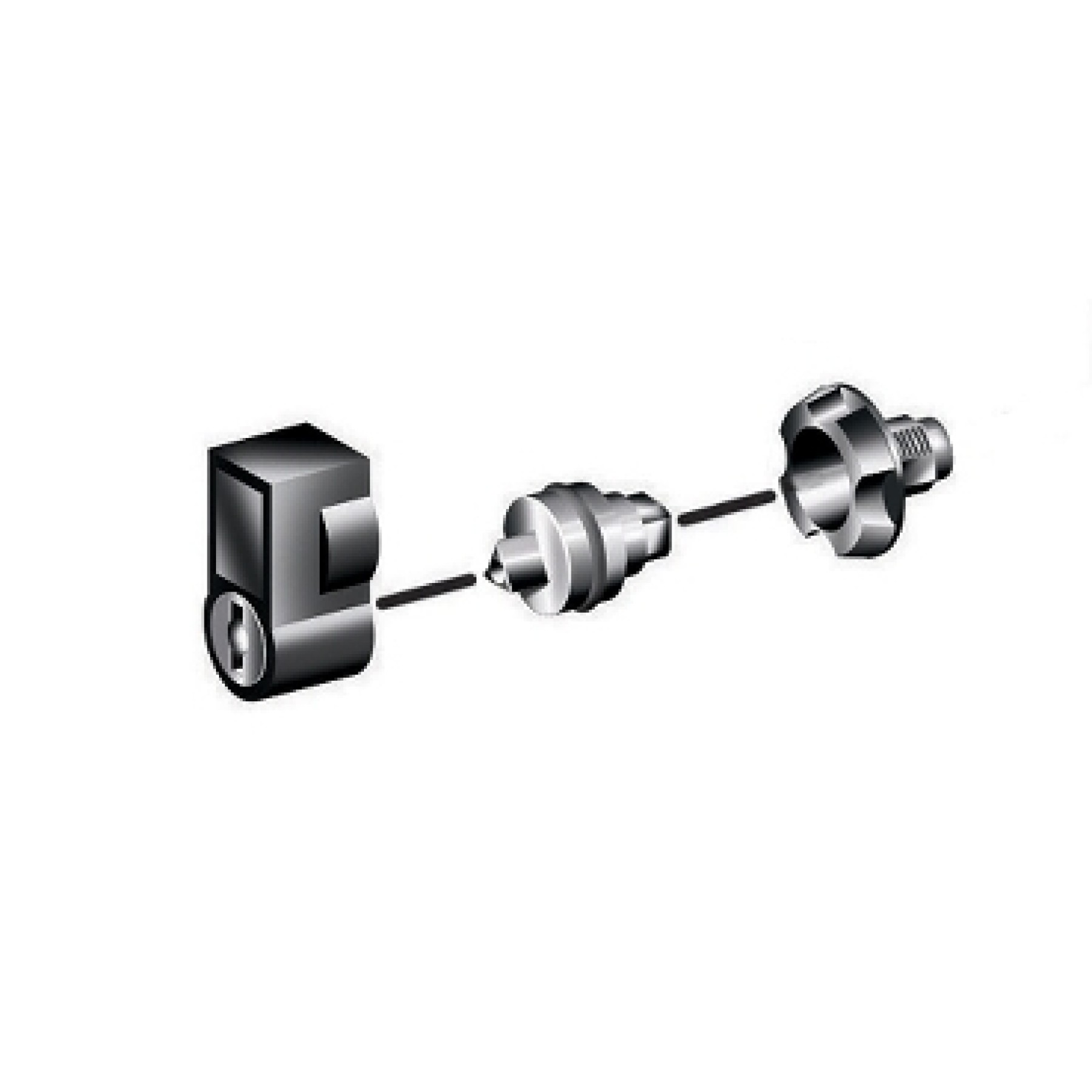 Schneider NSYTHL1242EPLM External handle with 1242E barrel & key for PLM GRP Enclsoures