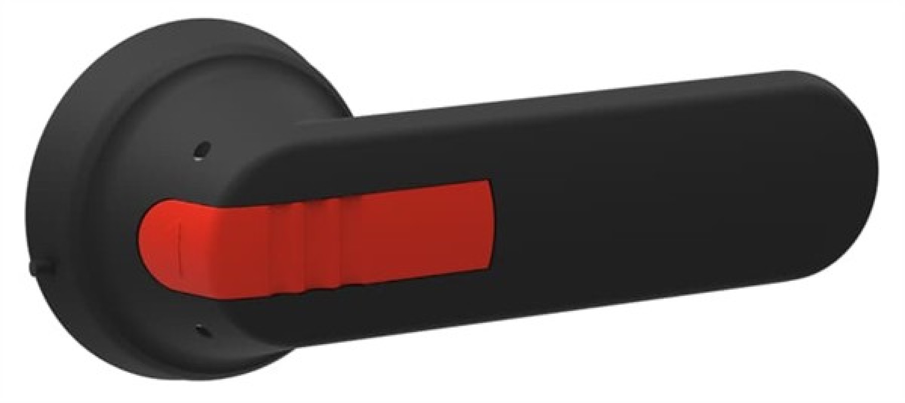 ABB Black Pistol Handle Door Interlocked 12mm Shaft 125mm Handle