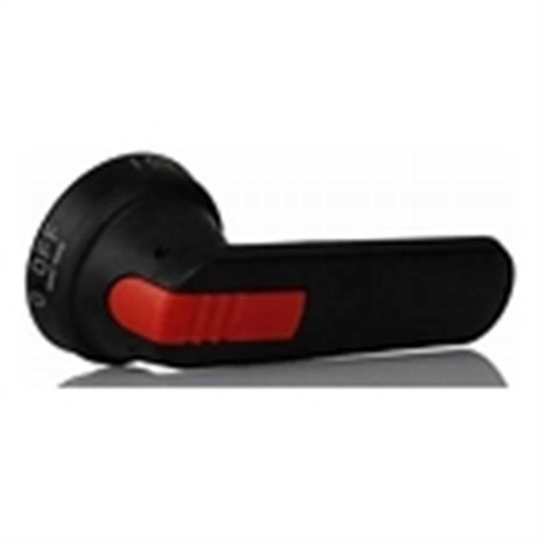 ABB Black Pistol Handle Door Interlocked 12mm Shaft 145mm Handle