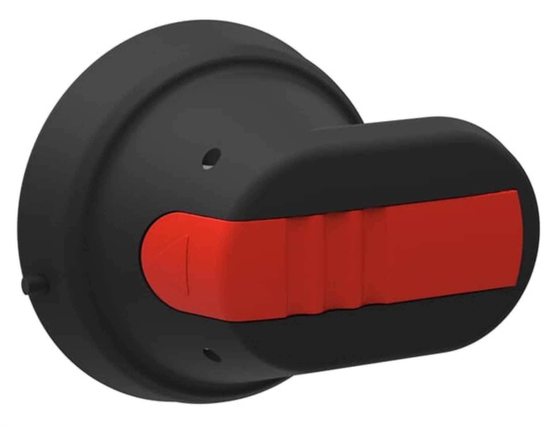 ABB Black Pistol Handle Door Interlocked 6mm Shaft 45mm Handle