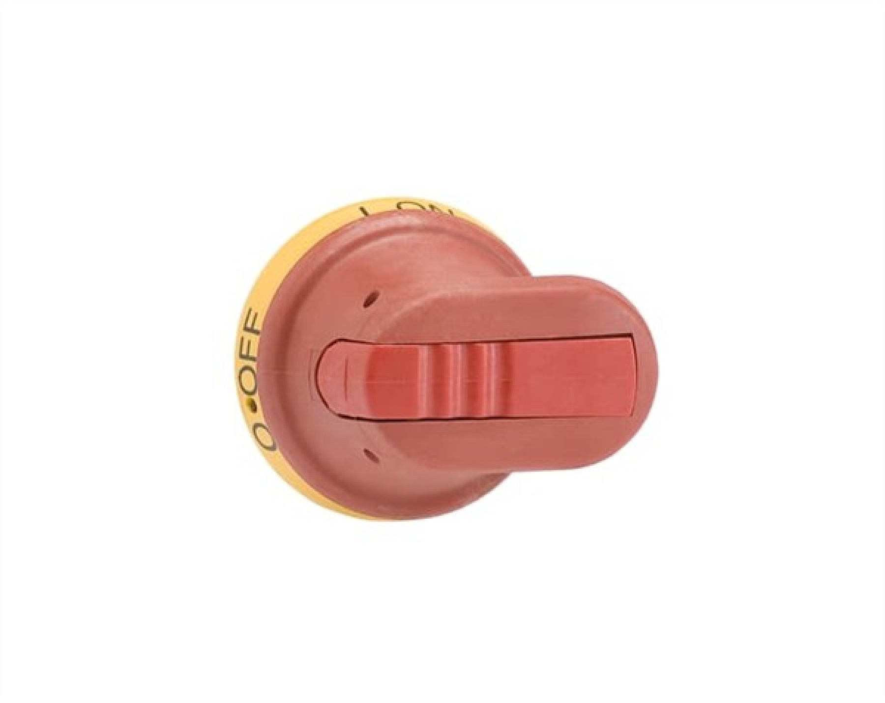 ABB Red/Yellow Pistol Handle Door Interlocked 6mm Shaft 45mm Handle