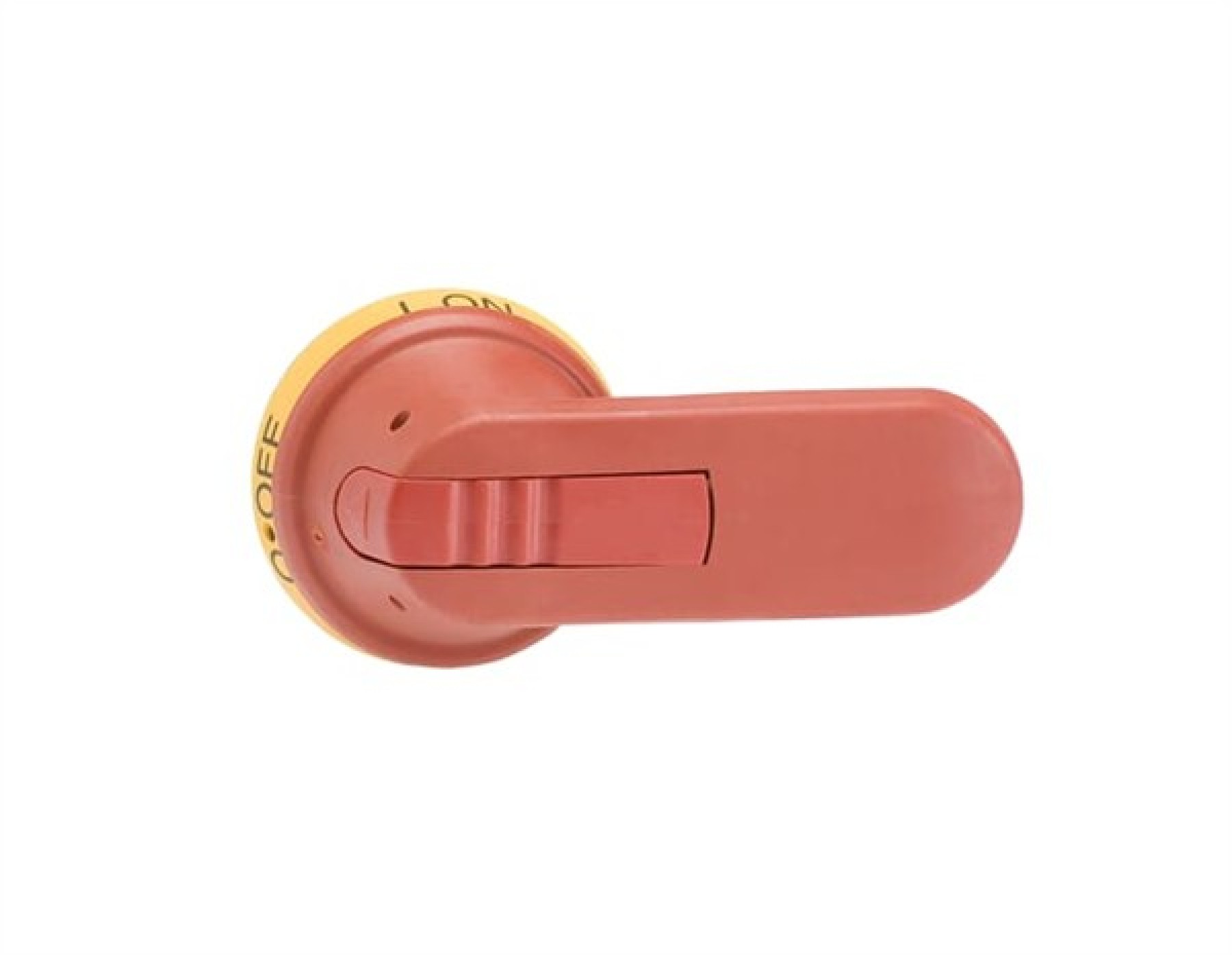 ABB Black Pistol Handle Door Interlocked 12mm Shaft 95mm Handle