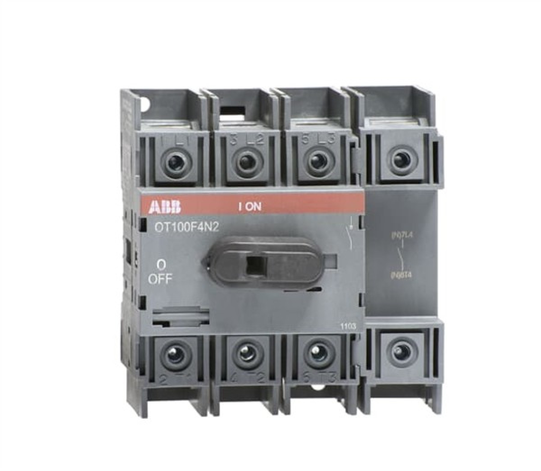 ABB 4 Pole Isolator 100A Door Interlocked